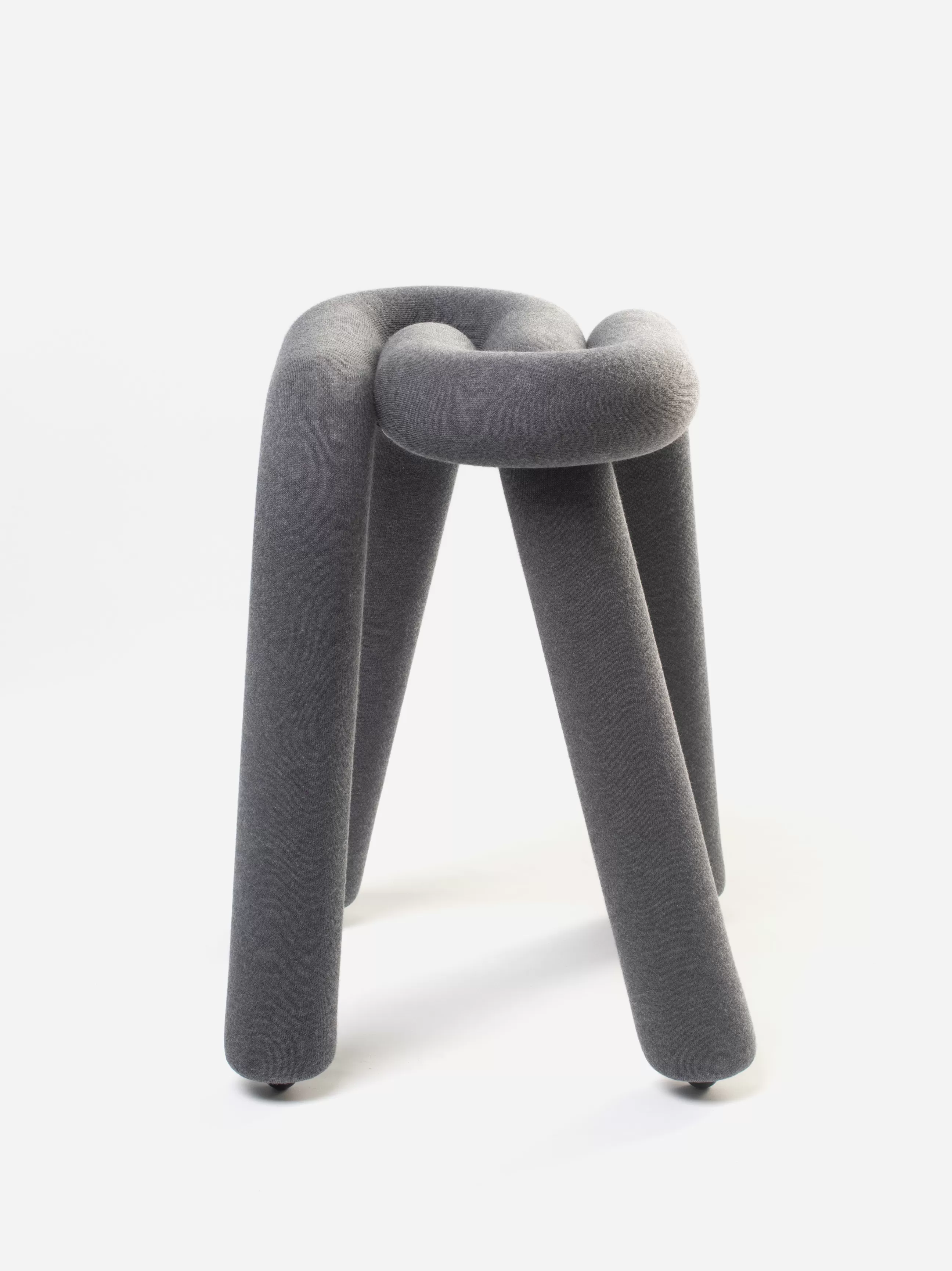 Tabourets Bas>Moustache Tabouret Bold Tissu Gris Rembourre / Tissu - Gris Fonce