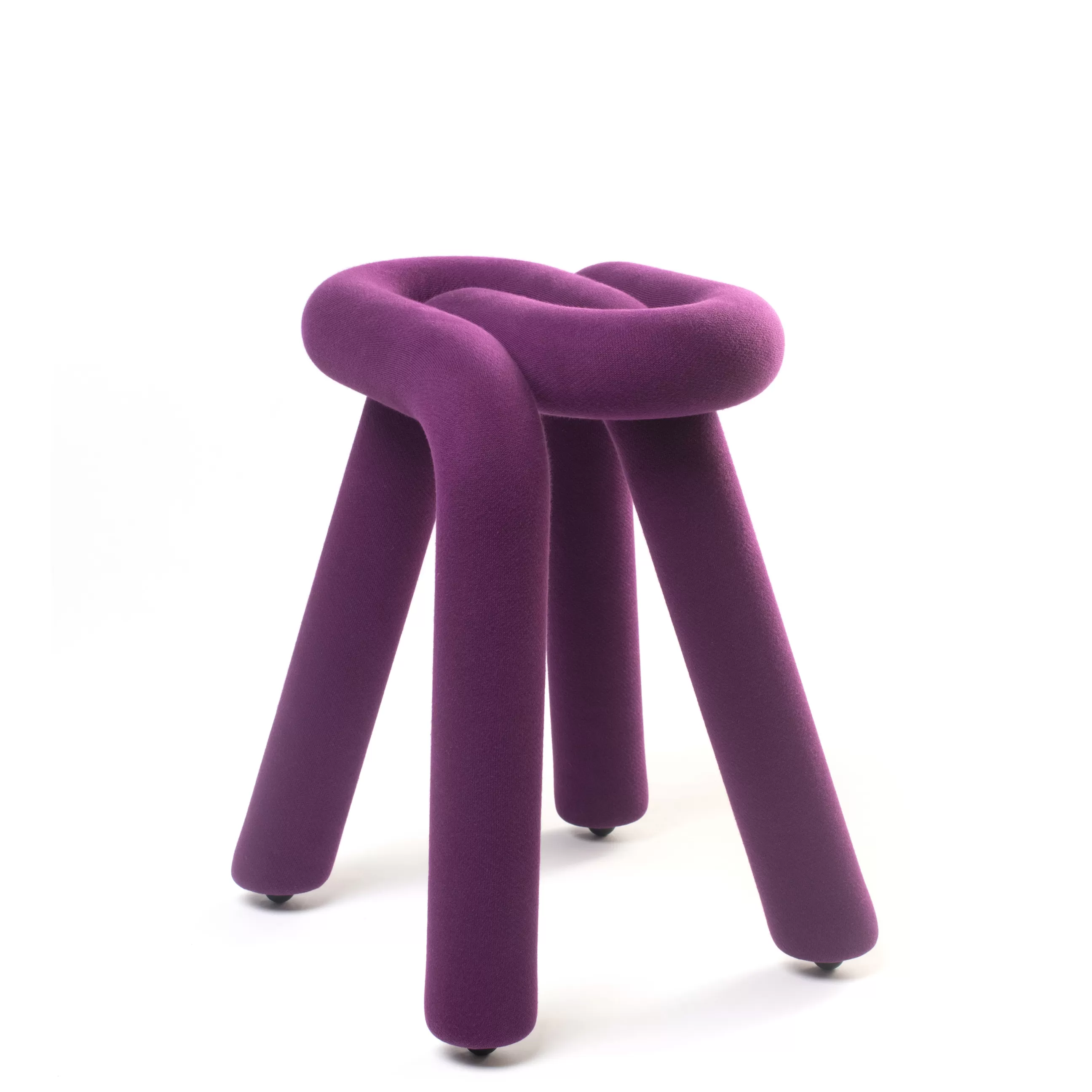 Tabourets Bas>Moustache Tabouret Bold Tissurembourre / Tissu - Violet