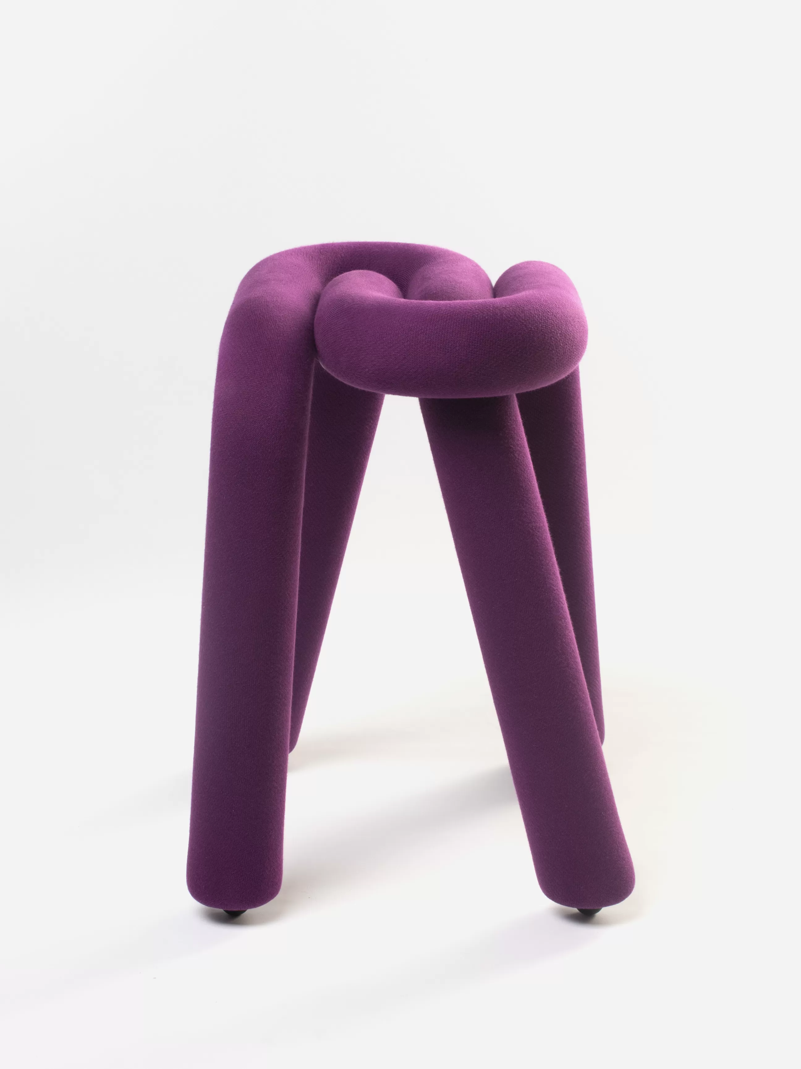 Tabourets Bas>Moustache Tabouret Bold Tissurembourre / Tissu - Violet