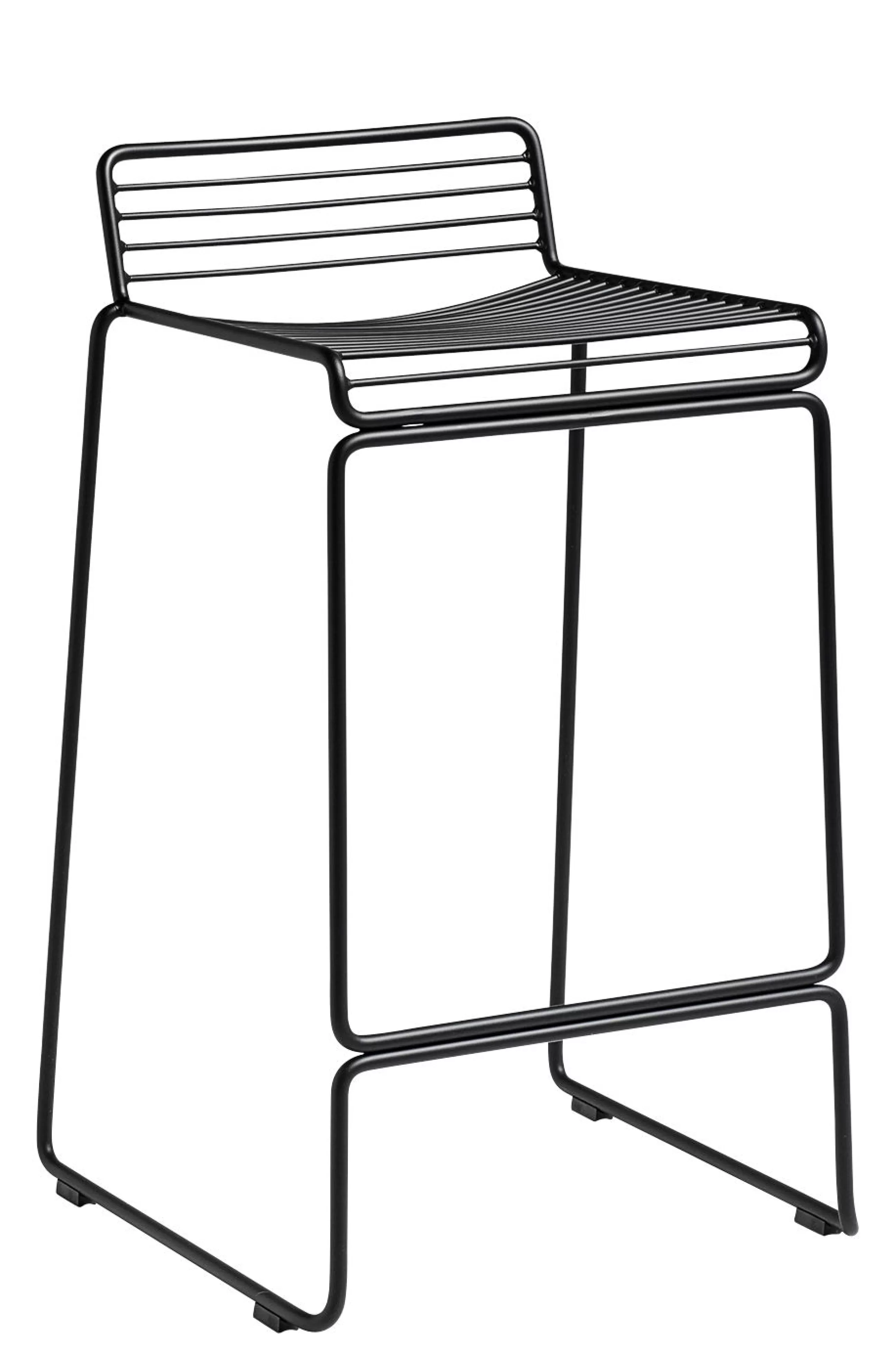 Tabourets De Bar D'extérieur>Hay Tabouret De Bar Hee Metal/ H 65 Cm - Noir