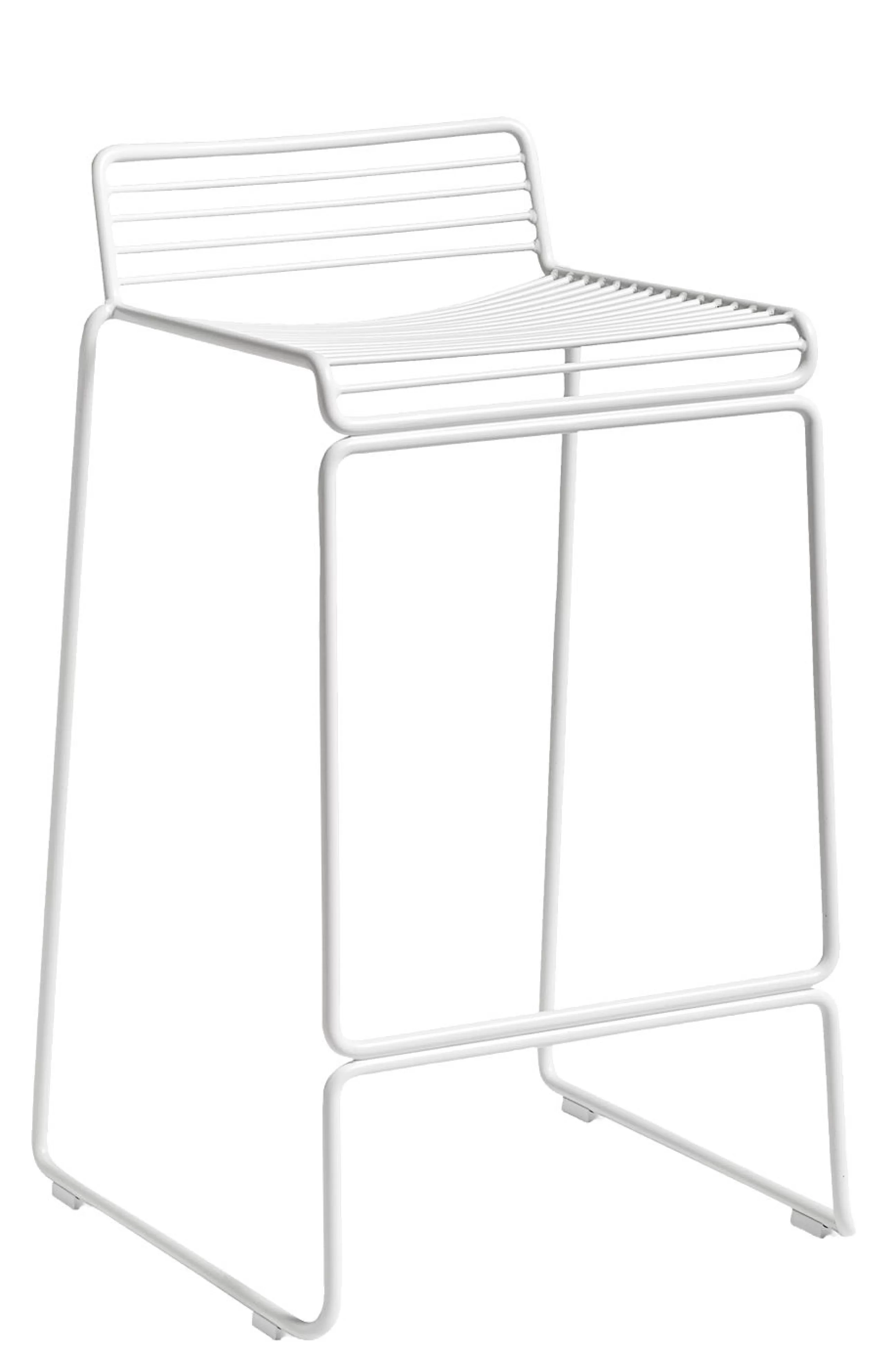 Tabourets De Bar D'extérieur>Hay Tabouret De Bar Hee Metal/ H 65 Cm - Blanc