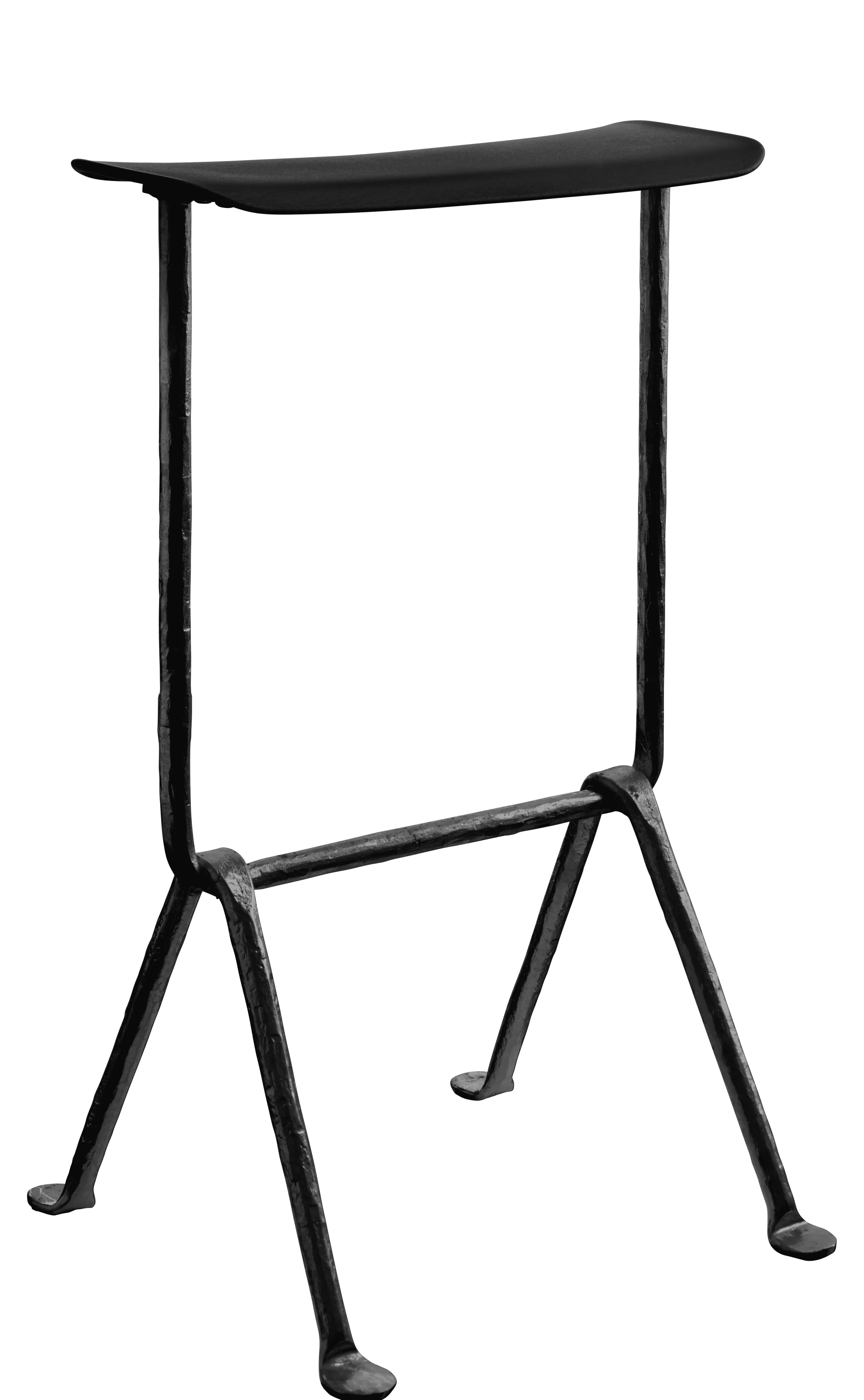 Tabourets De Bar D'extérieur>Magis Tabouret De Bar Officina Metal Plastique / H 65 Cm - Noir