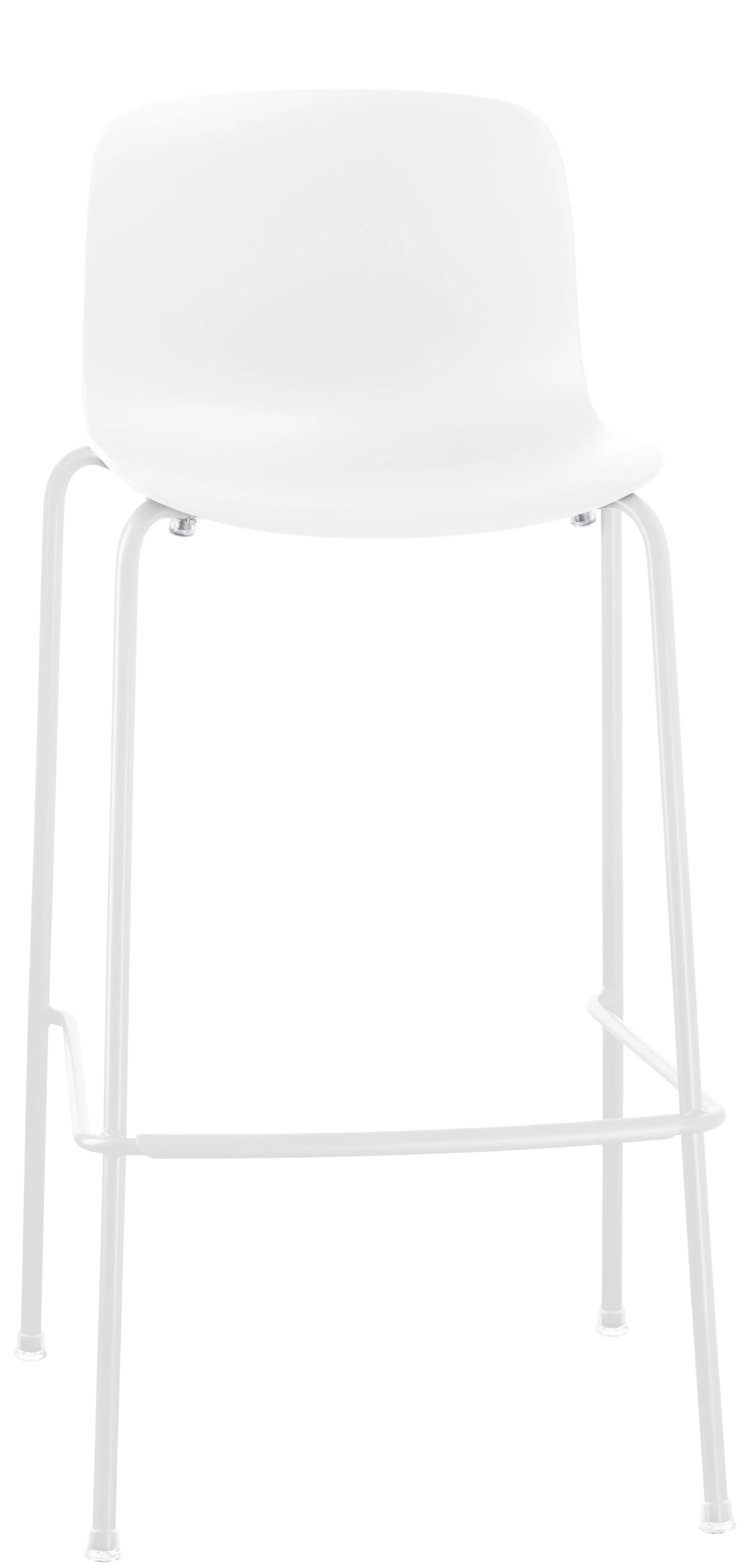 Tabourets De Bar D'extérieur>Magis Tabouret De Bar Troy Outdoor Metal Plastique/ H 65 Cm - Blanc