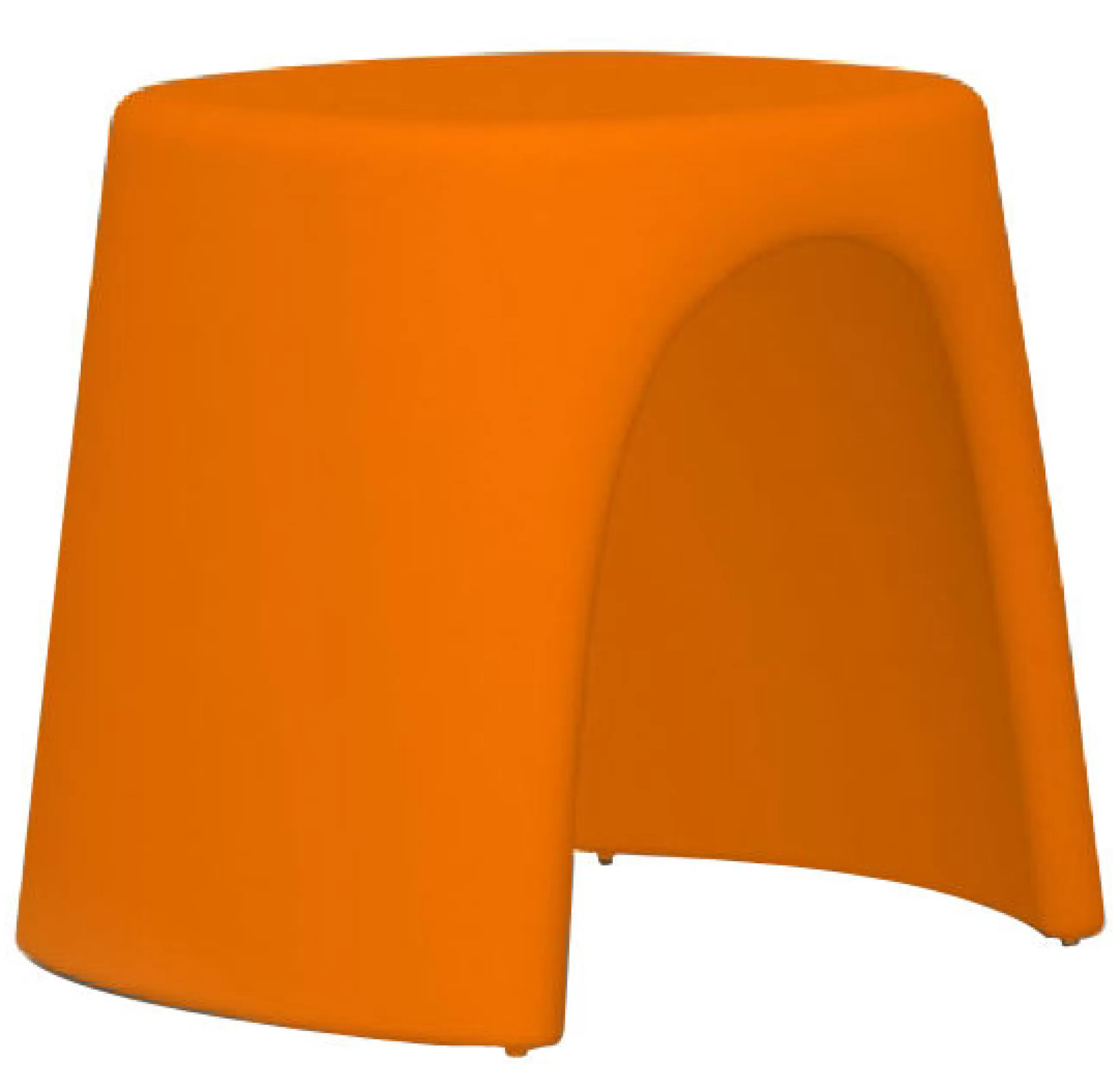 Tabourets D'extérieur>Slide Tabouret Empilable Amelie Plastique/ Plastique - Orange