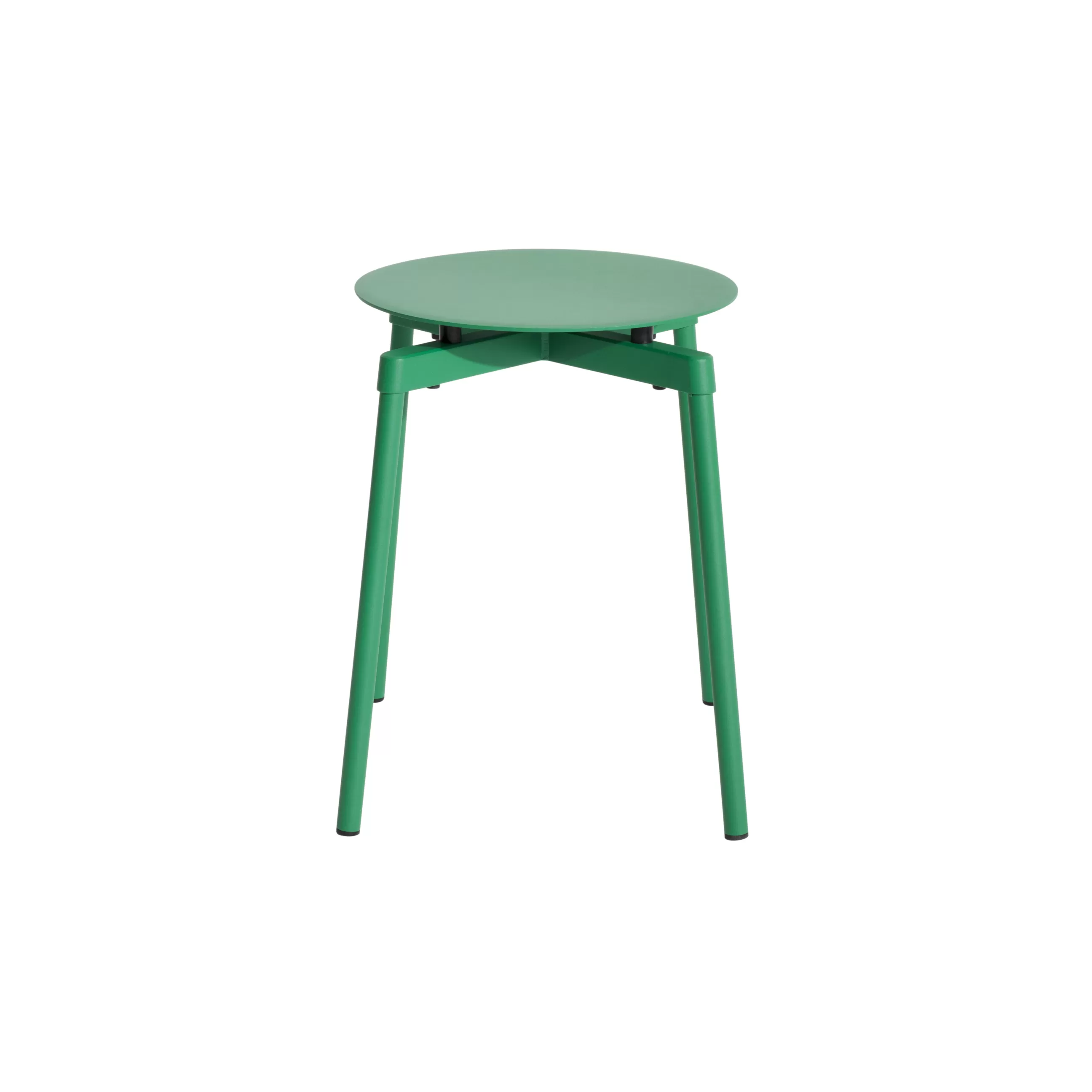 Tabourets D'extérieur>Petite Friture Tabouret Empilable Fromme Metal Vert / Aluminium - Vert Menthe