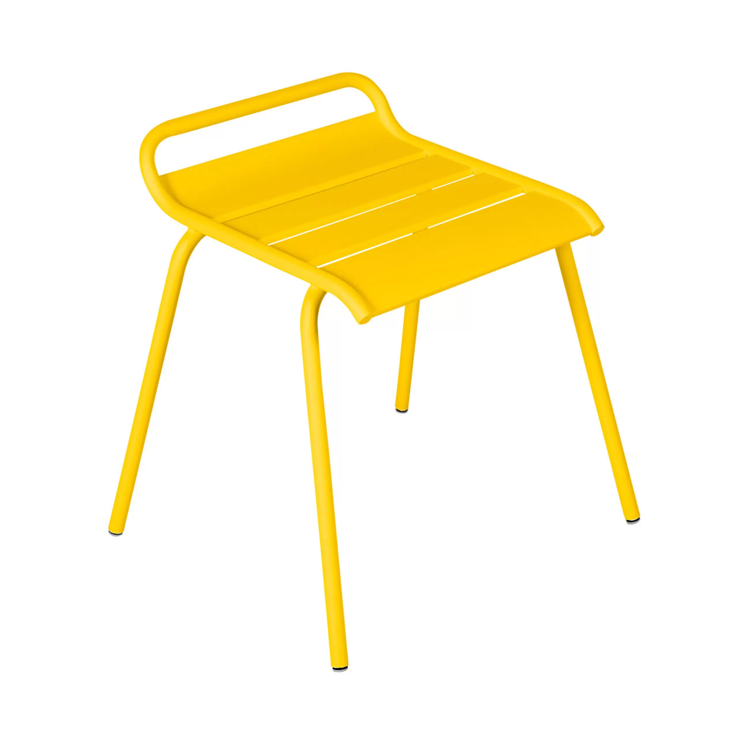 Tabourets D'extérieur>Fermob Tabouret Empilable Monceau Metal Jaune - Miel Texture