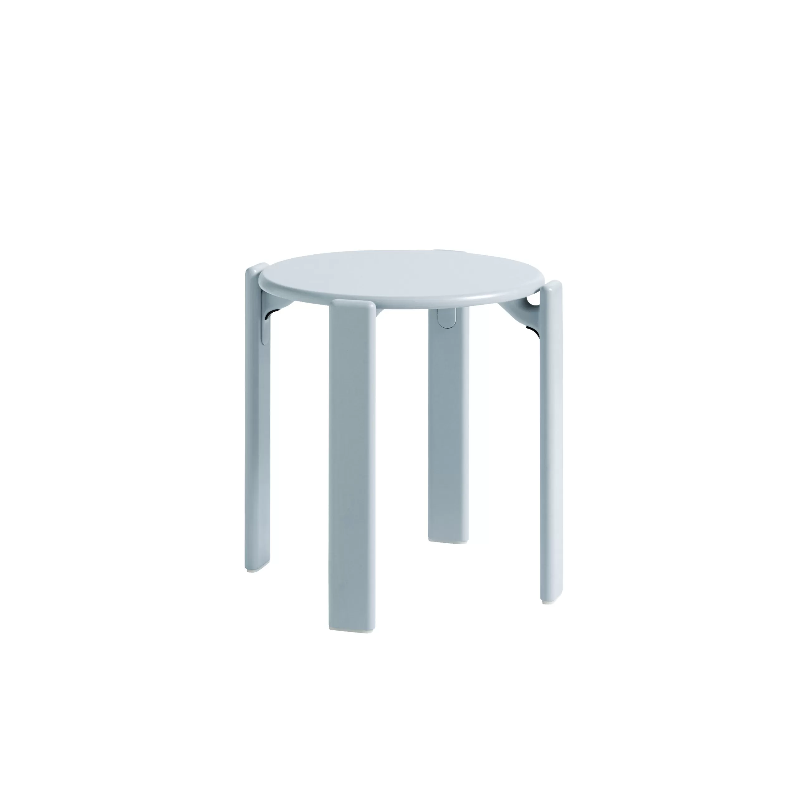 Tabourets Bas>Hay Tabouret Empilable Rey Bois Bleu / By Bruno Rey X Dietiker, 1971 - Bois - Bleu Clair