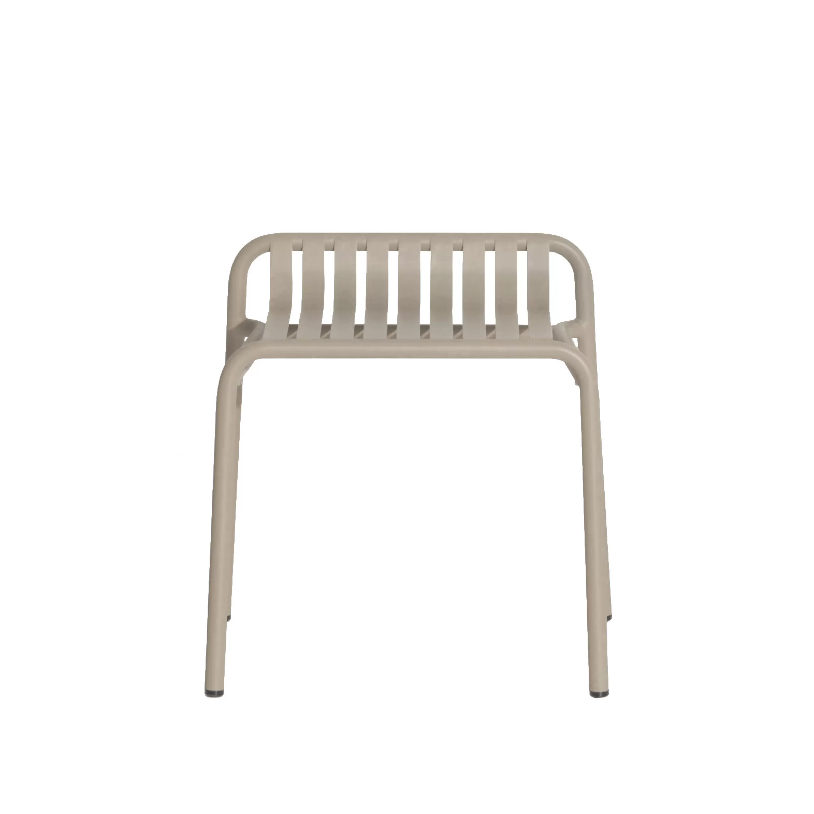 Tabourets D'extérieur>Petite Friture Tabouret Empilable Week-End Metal Beige / Aluminium - Dune