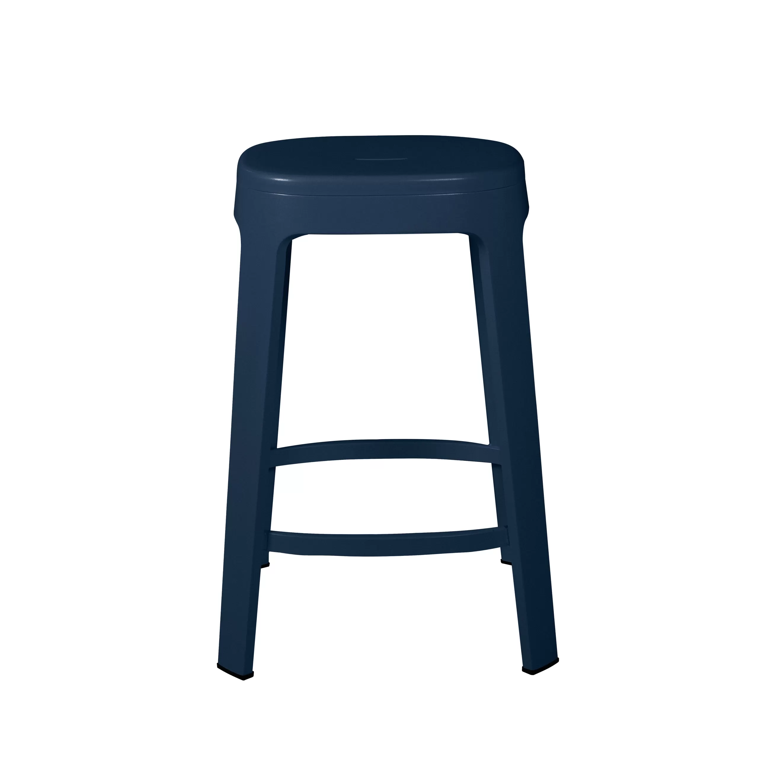 Tabourets De Bar D'extérieur>RS BARCELONA Tabouret Haut Ombra Counter Metal/ H 65 Cm - Bleu