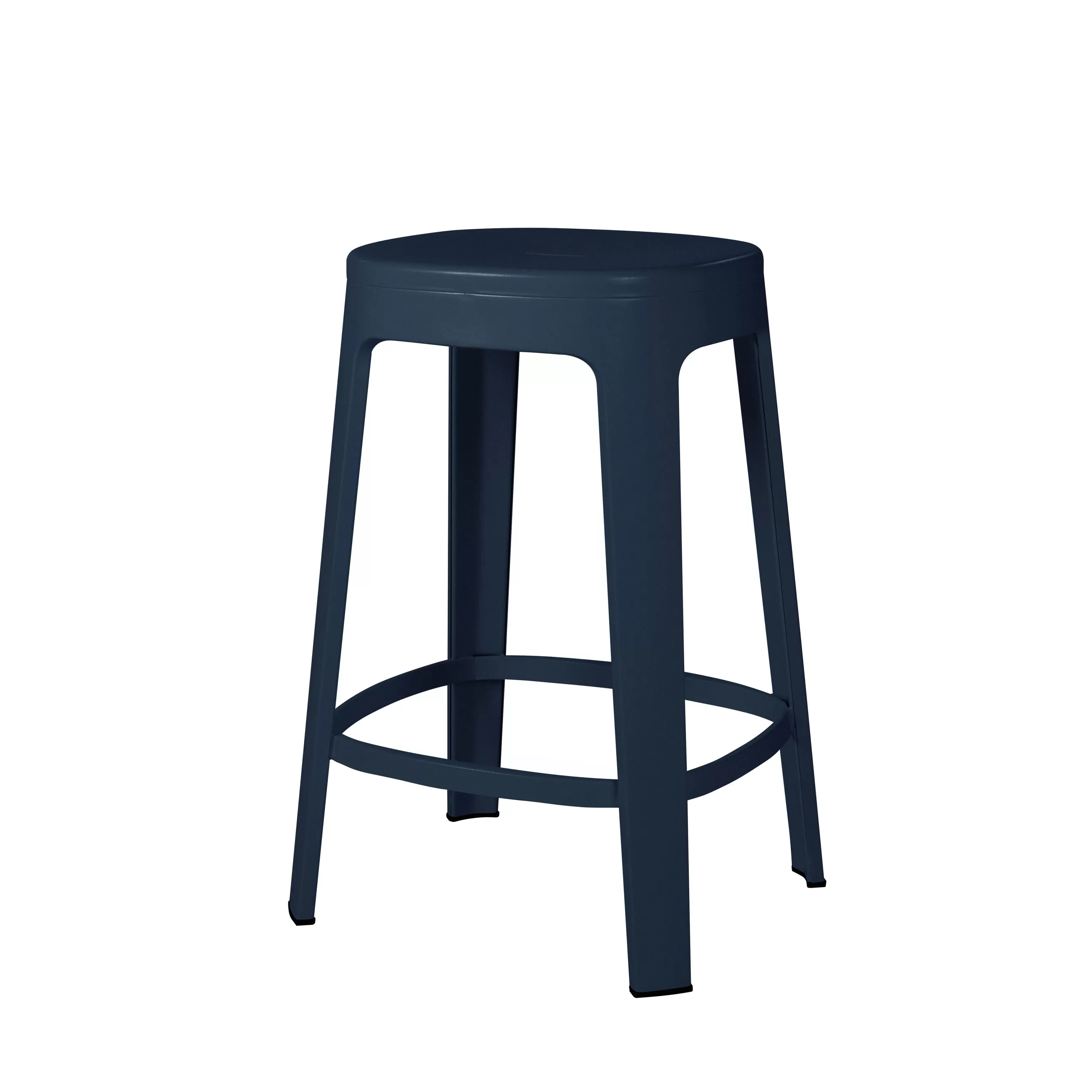 Tabourets De Bar D'extérieur>RS BARCELONA Tabouret Haut Ombra Counter Metal/ H 65 Cm - Bleu