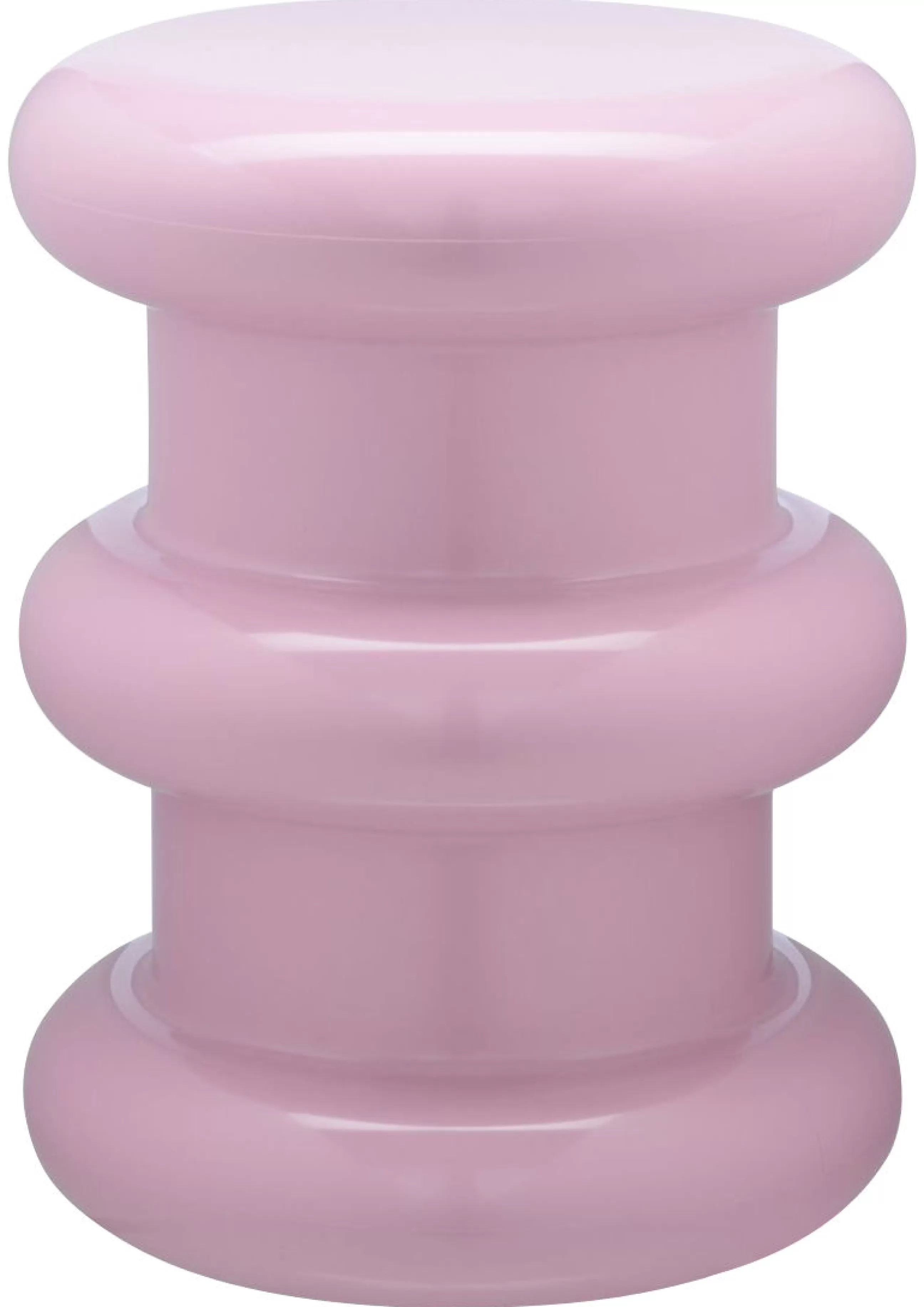 Tabourets D'extérieur>Kartell Tabouret Pilastro Plastique/ H 46 X O 35 Cm - By Ettore Sottsass - Rose