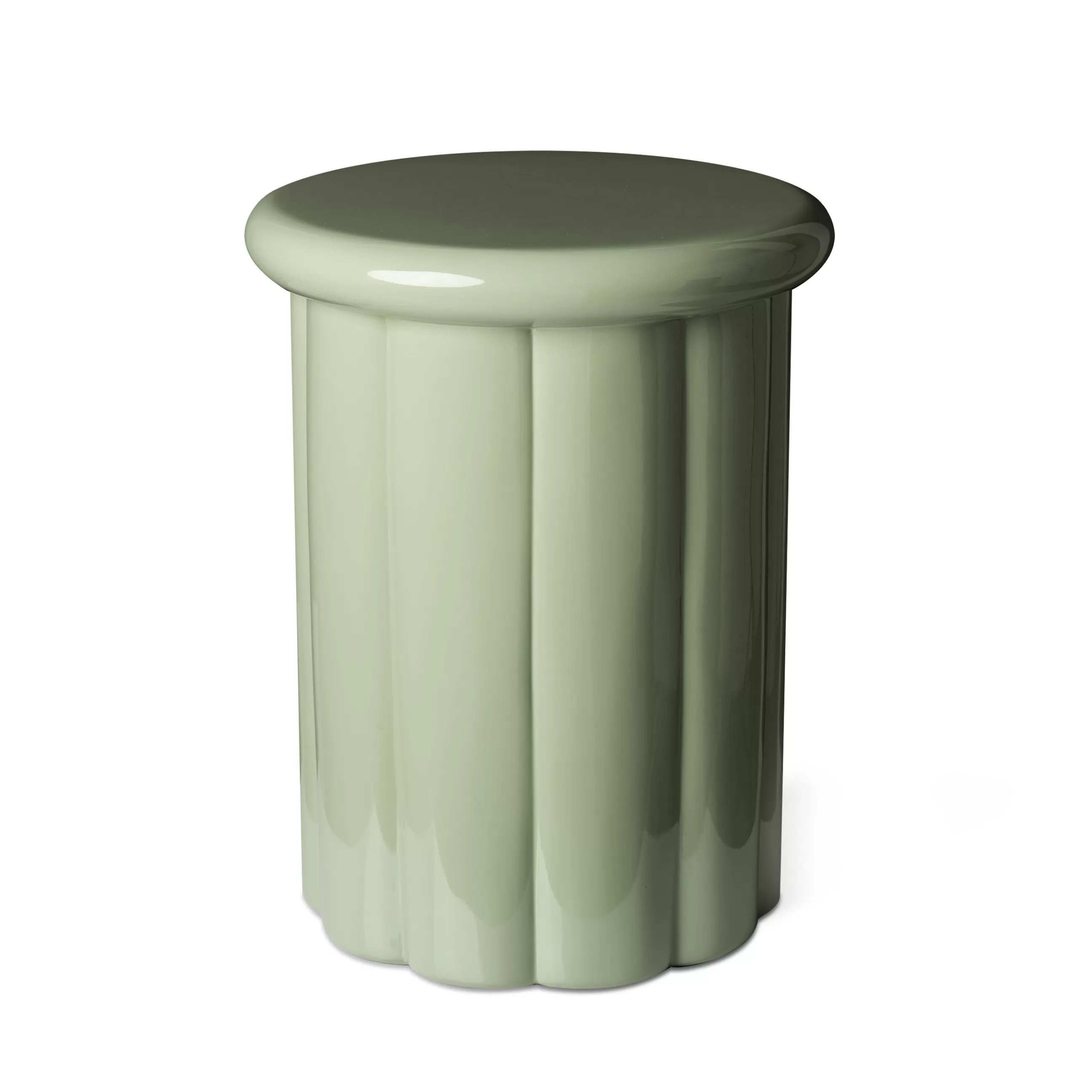 Tabourets Bas>Pols Potten Tabouret Roman Plastique Vert / Plastique Laque - Vert Olive