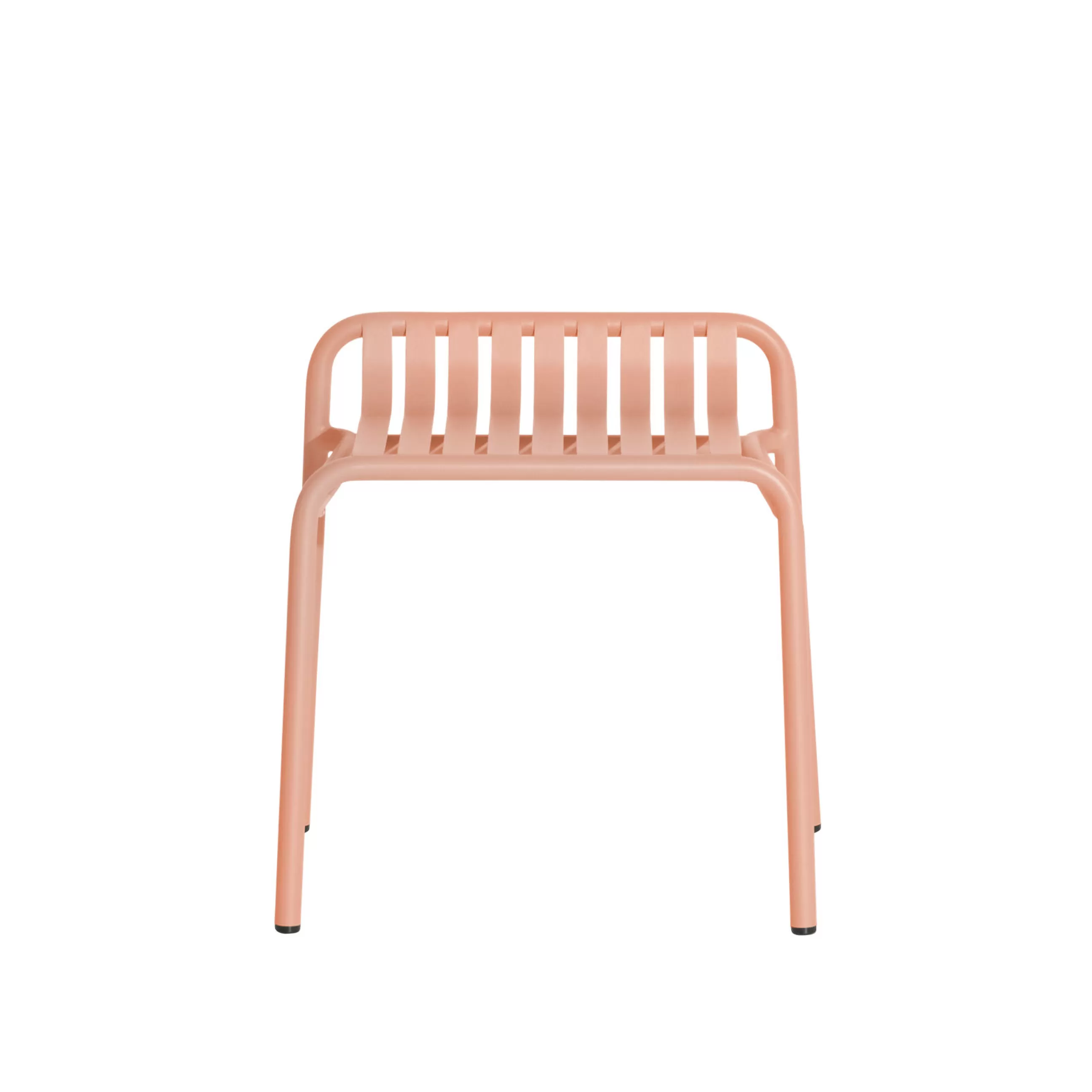 Tabourets Bas>Petite Friture Tabouret Week-End Metal Rose / Aluminium - Rose Blush