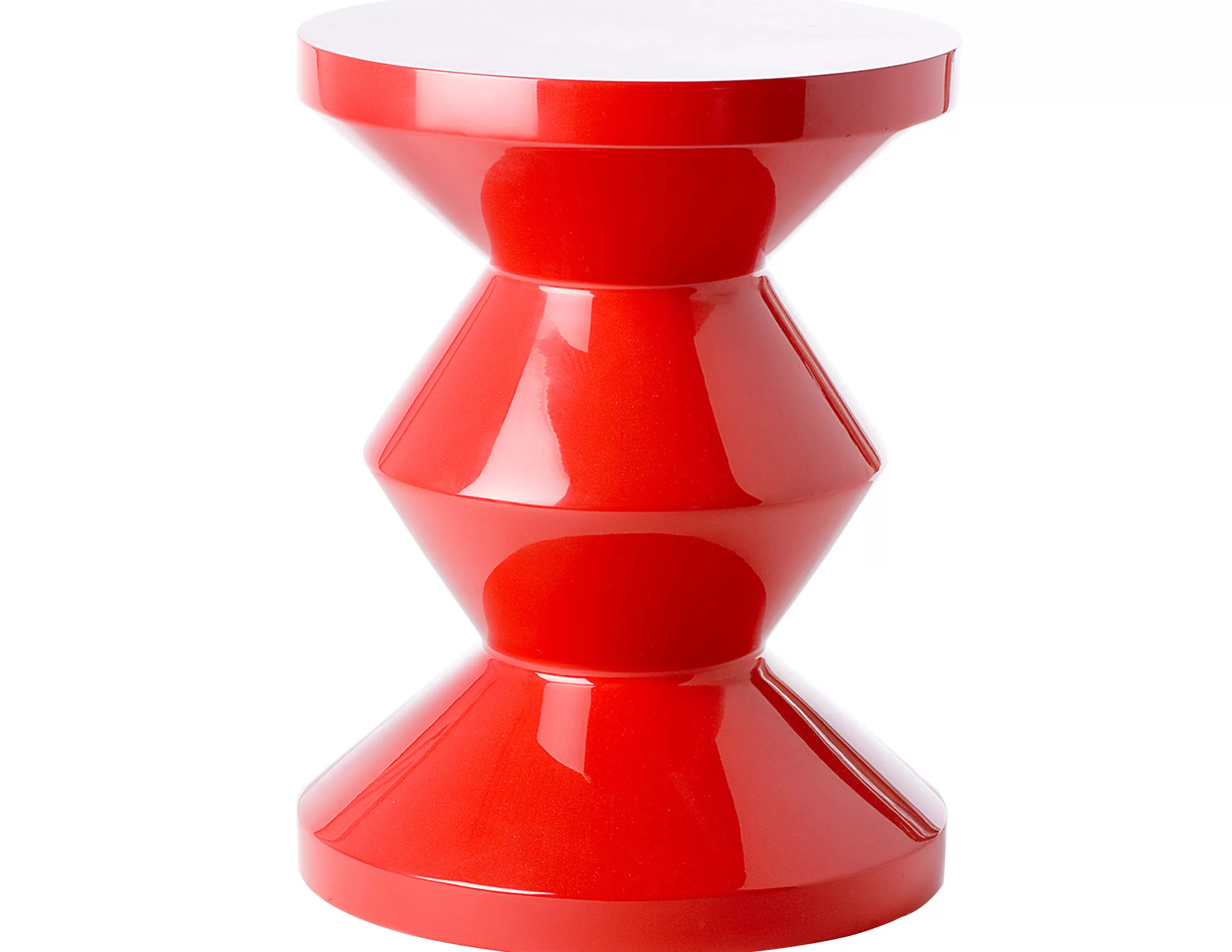 Tabourets Bas>Pols Potten Tabouret Zig Zag Plastique/ Plastique - Rouge