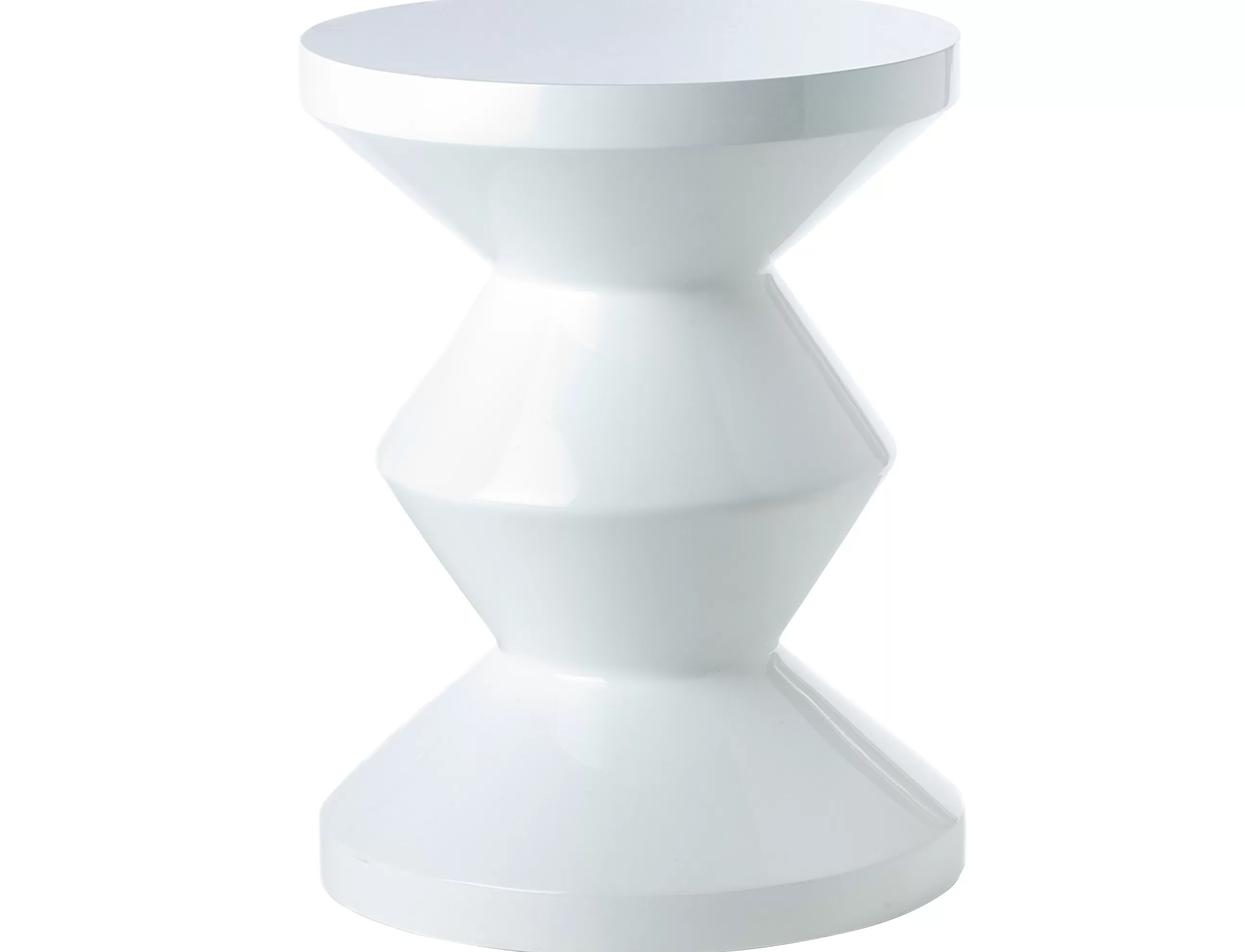 Tabourets Bas>Pols Potten Tabouret Zig Zag Plastique/ Plastique - Blanc