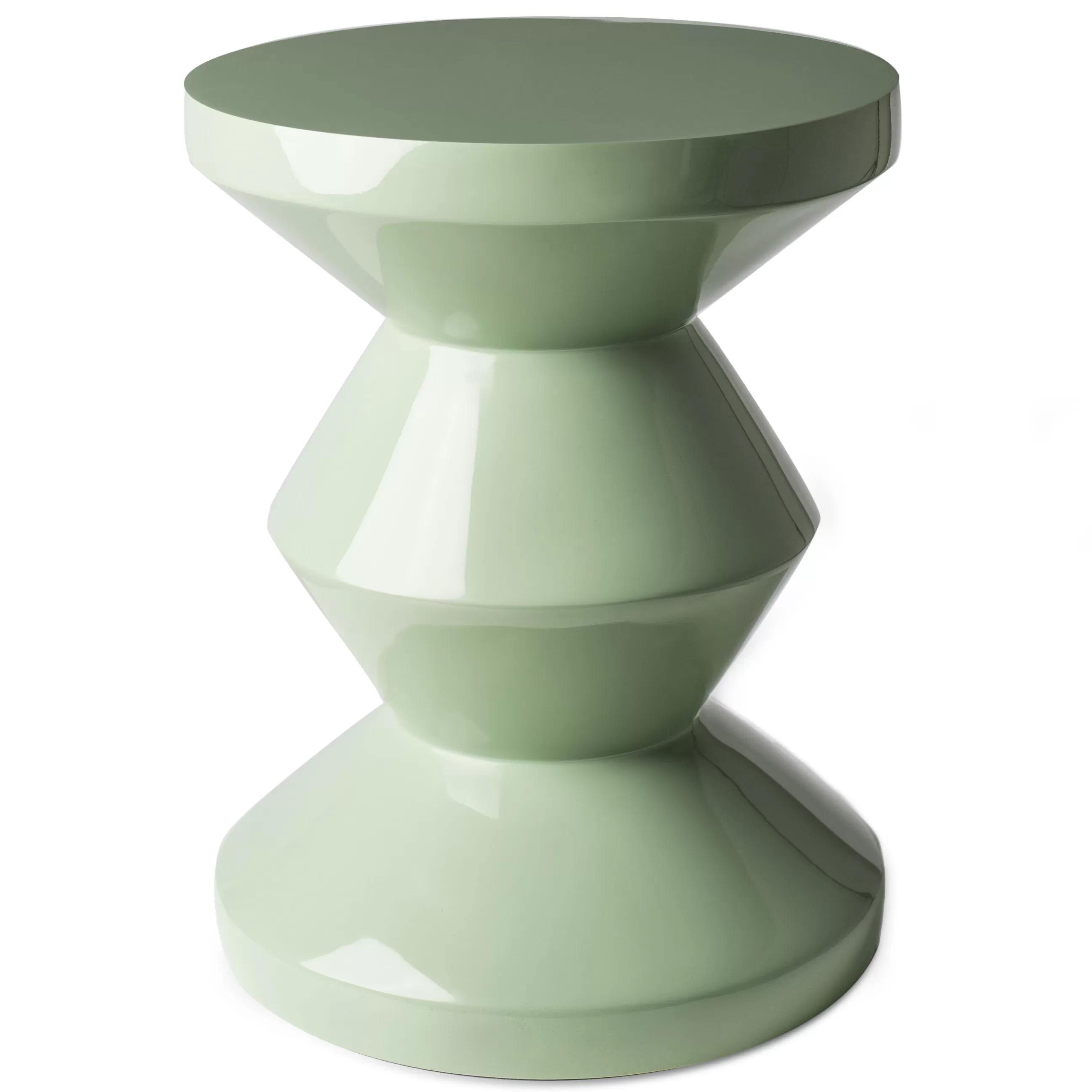 Tabourets Bas>Pols Potten Tabouret Zig Zag Plastique Vert / Plastique Laque - Vert Olive