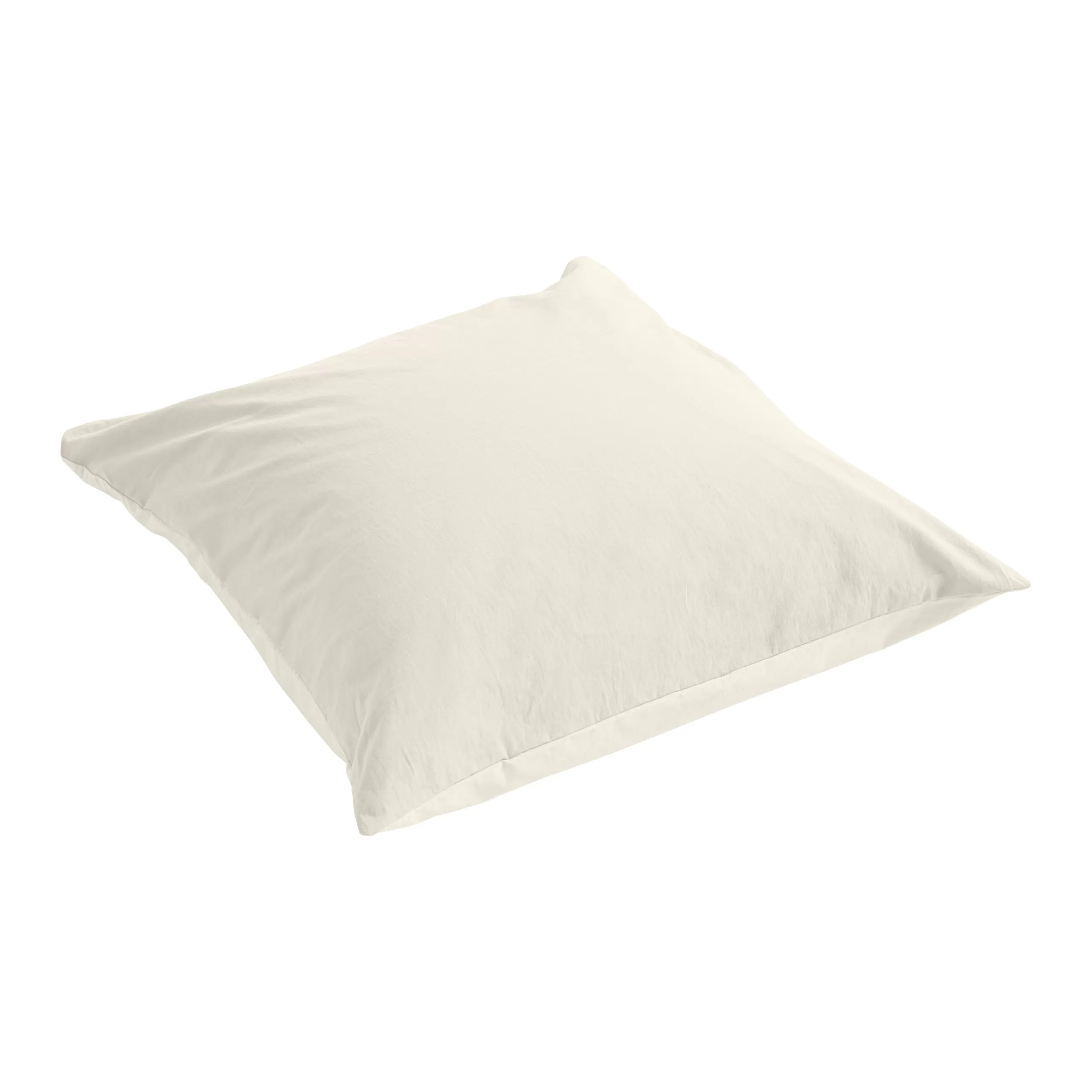 Linge De Lit>Hay Taie D'Oreiller 65 X 65 Cm Duo Tissu Blanc Beige / Coton Oeko-Tex - Ivoire