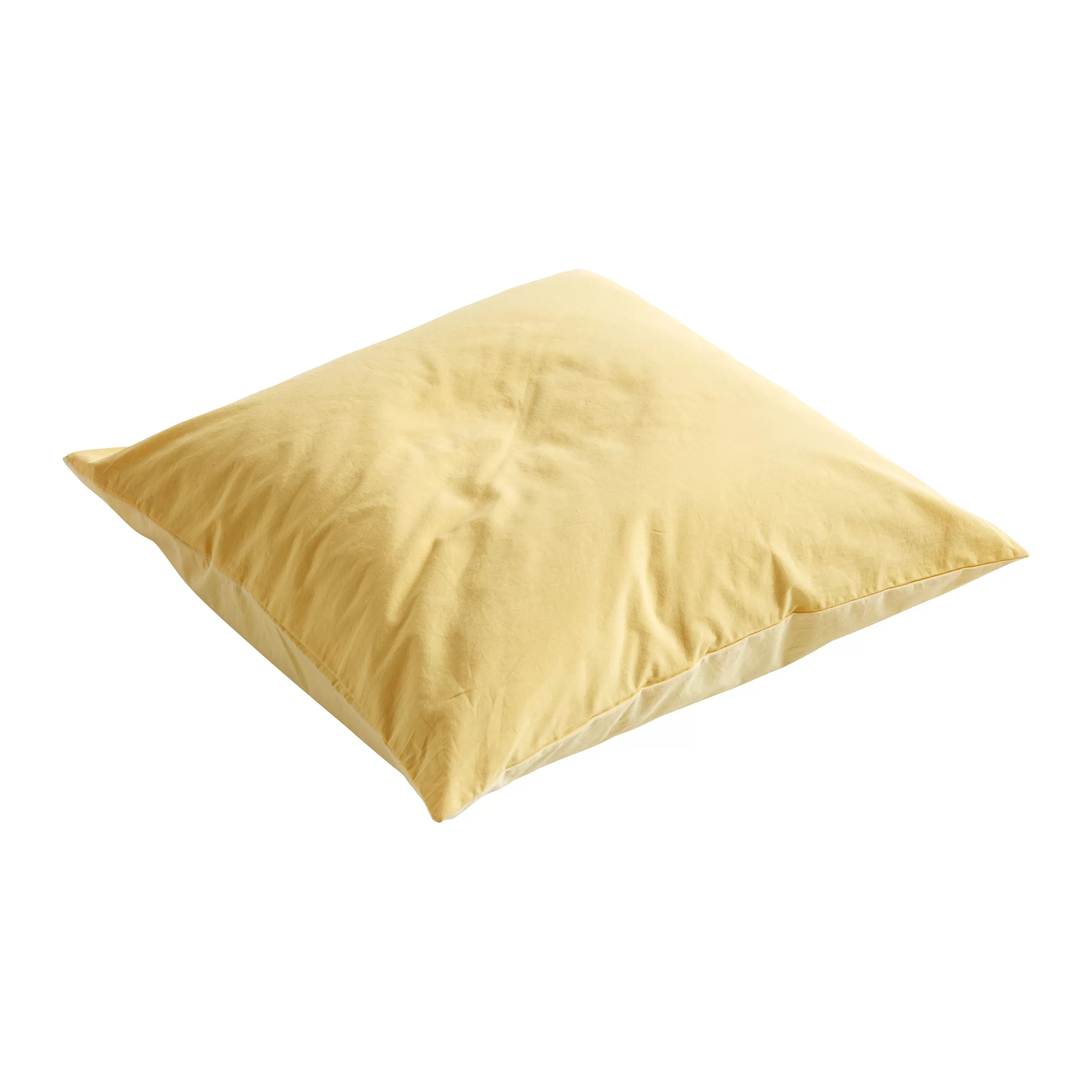 Linge De Lit>Hay Taie D'Oreiller 65 X 65 Cm Duo Tissu Jaune / Coton Oeko-Tex - Jaune Lumineux