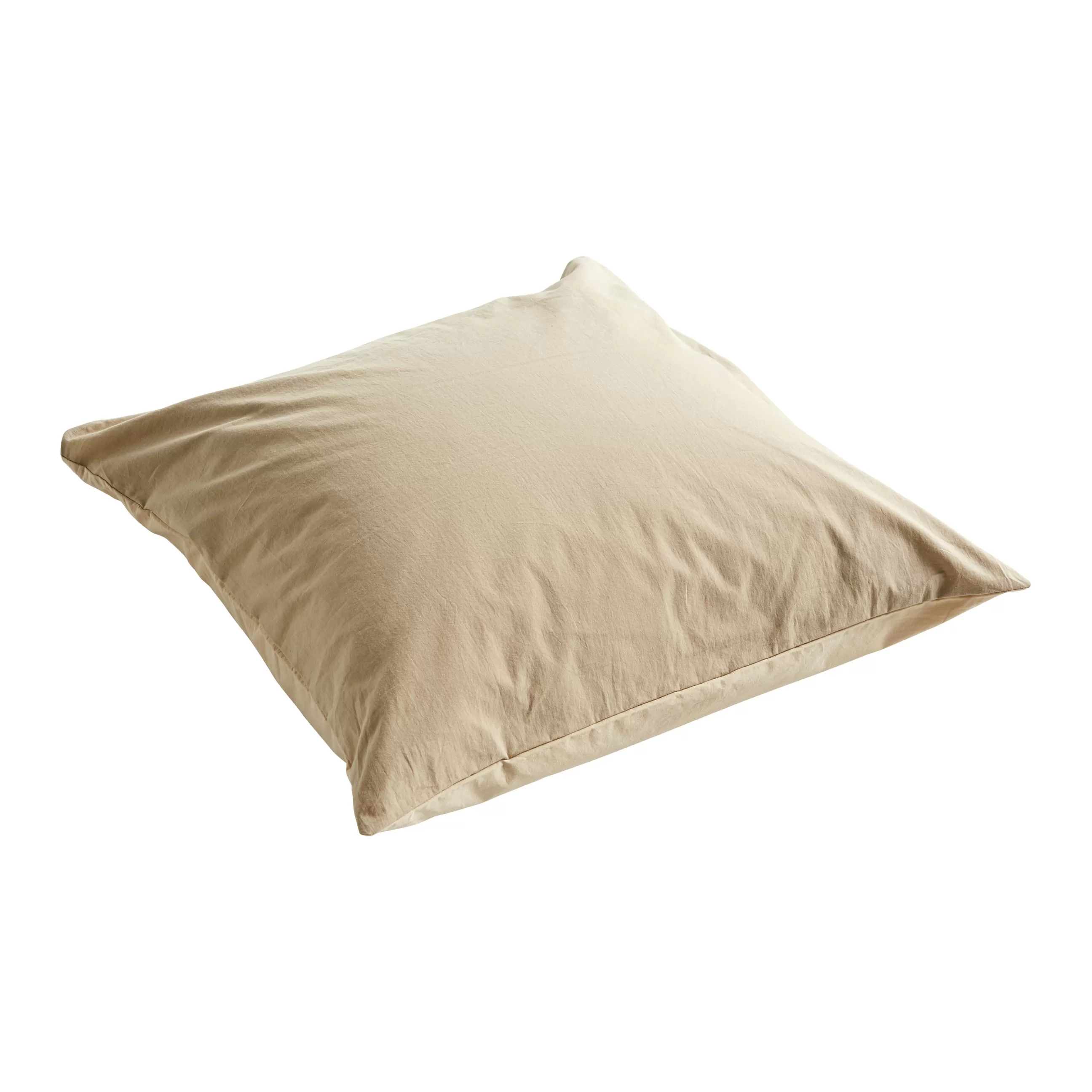 Linge De Lit>Hay Taie D'Oreiller 65 X 65 Cm Duo Tissu Marron / Coton Oeko-Tex - Cappuccino
