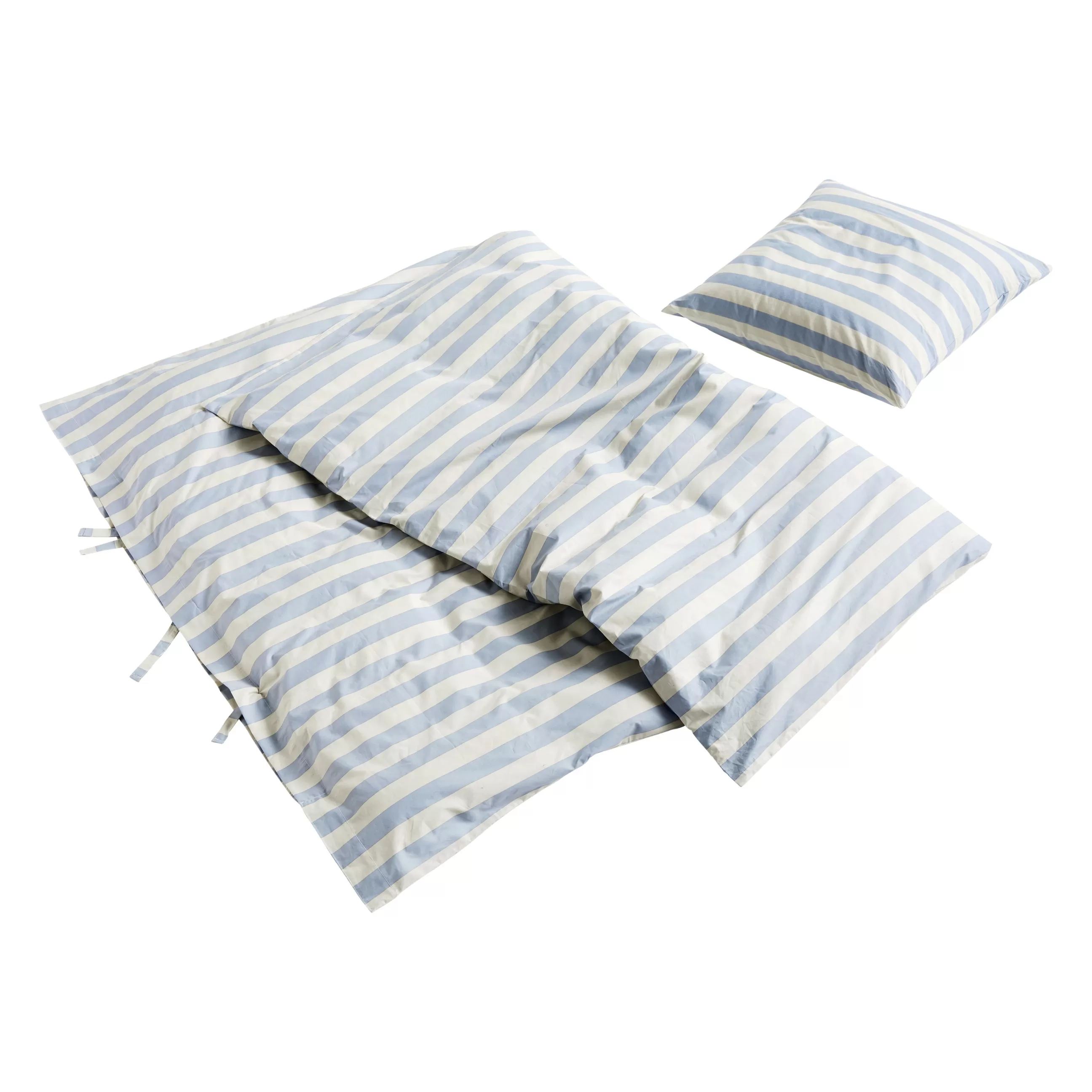 Linge De Lit>Hay Taie D'Oreiller 65 X 65 Cm Ete Tissu Bleu / Coton Oeko-Tex - Bleu Clair