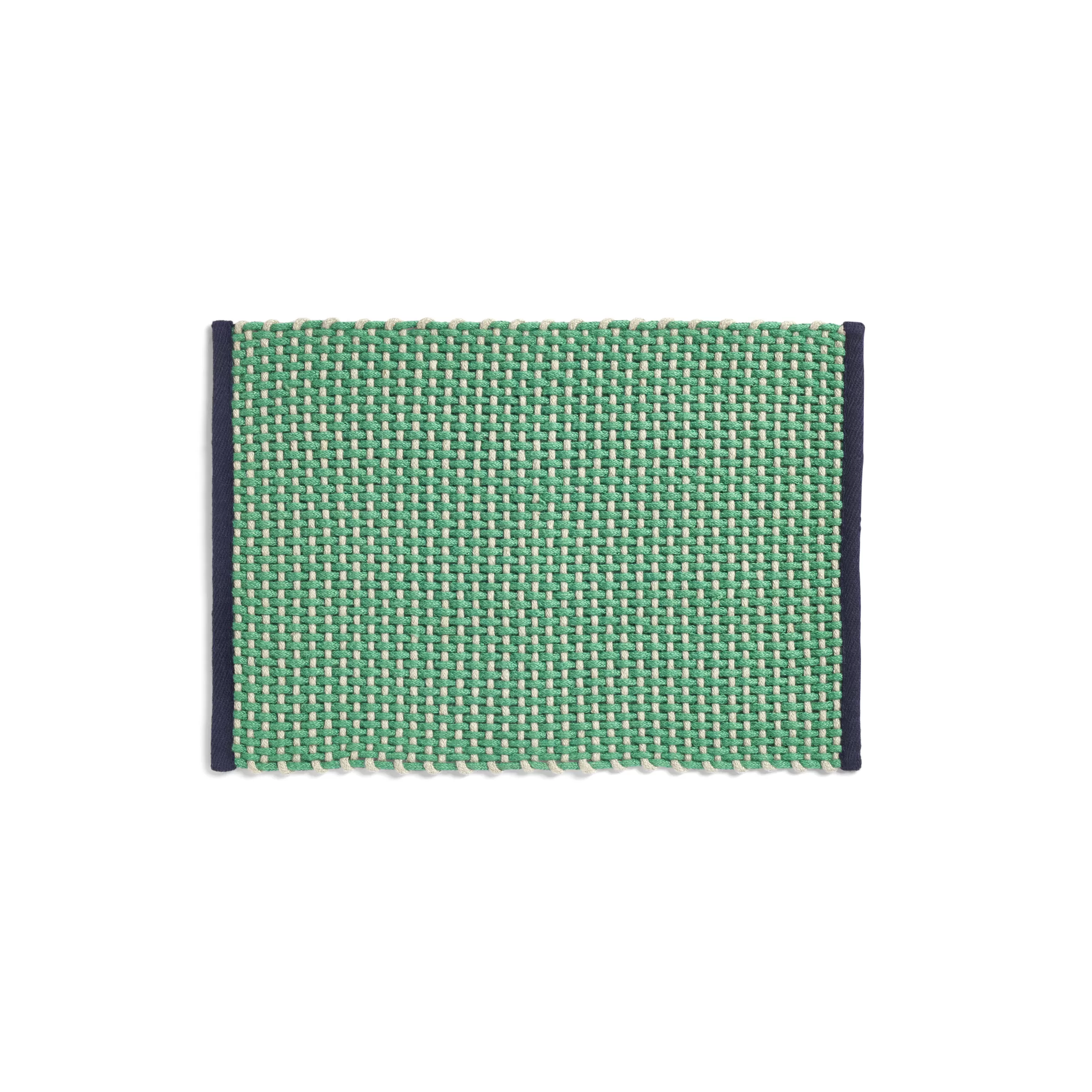 Déco Textile>Hay Tapis    / Jute & Laine - 50 X 70 Cm - Vert