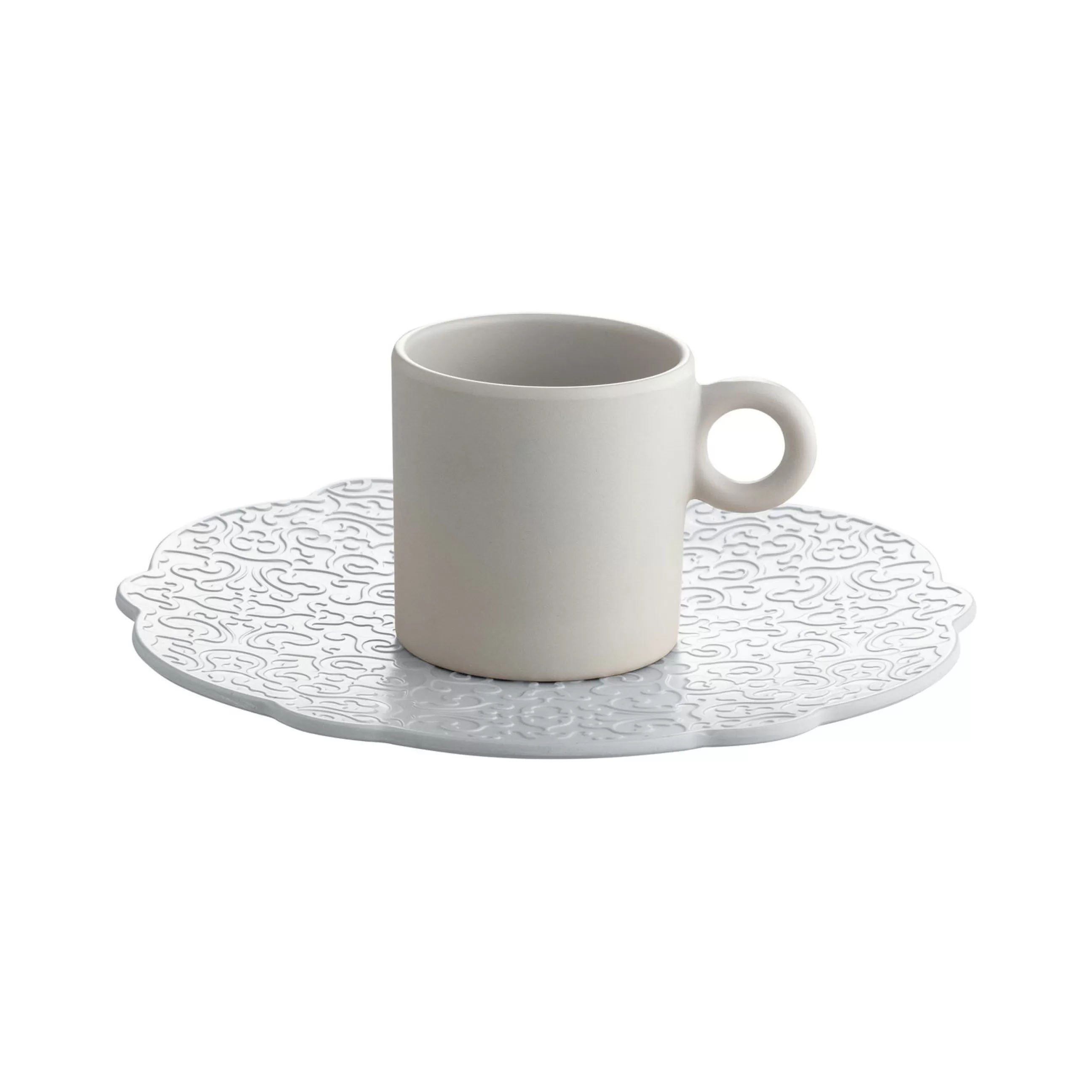 Tasses Et Mugs>Alessi Tasse A Cafe Dressed En Plein Air Plastique Gris / Melamine - Gris Clair