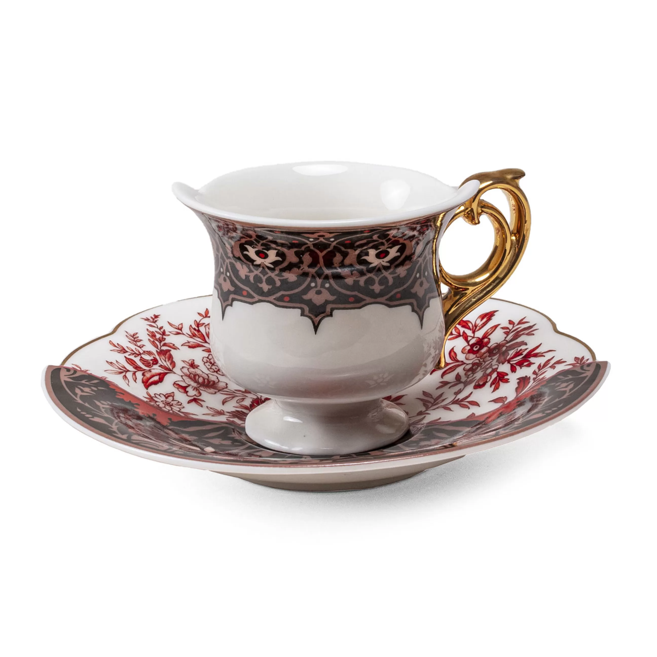 Tasses Et Mugs>Seletti Tasse A Cafe Hybrid Ceramique / Set Tasse A Cafe + Soucoupe - Multicolore