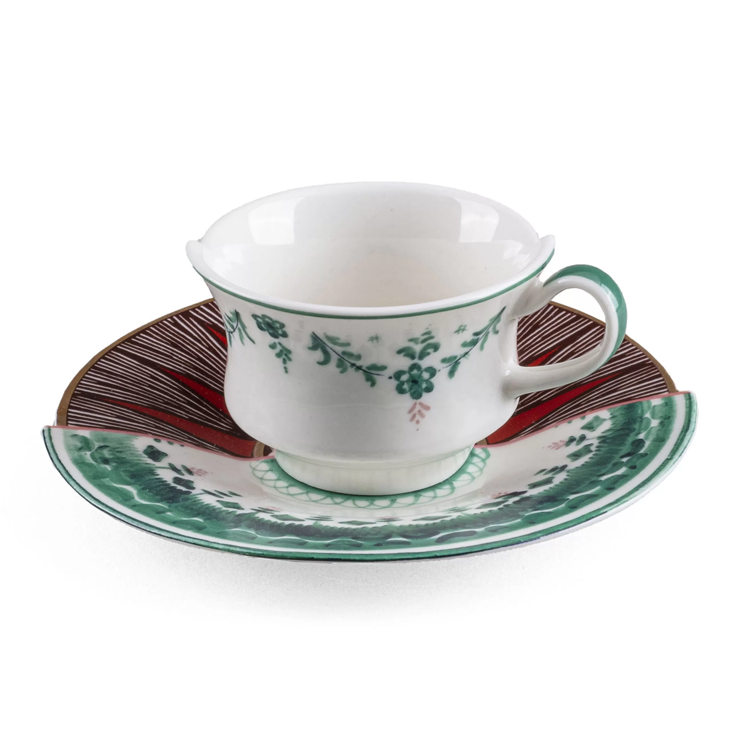 Tasses Et Mugs>Seletti Tasse A Cafe Hybrid Ceramique / Set Tasse A Cafe + Soucoupe - Multicolore