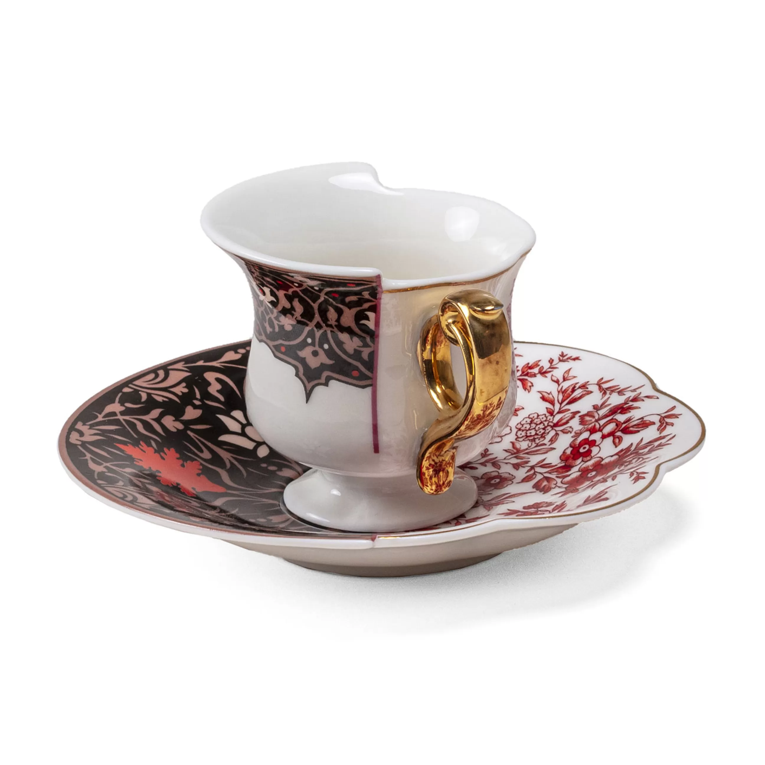 Tasses Et Mugs>Seletti Tasse A Cafe Hybrid Ceramique / Set Tasse A Cafe + Soucoupe - Multicolore