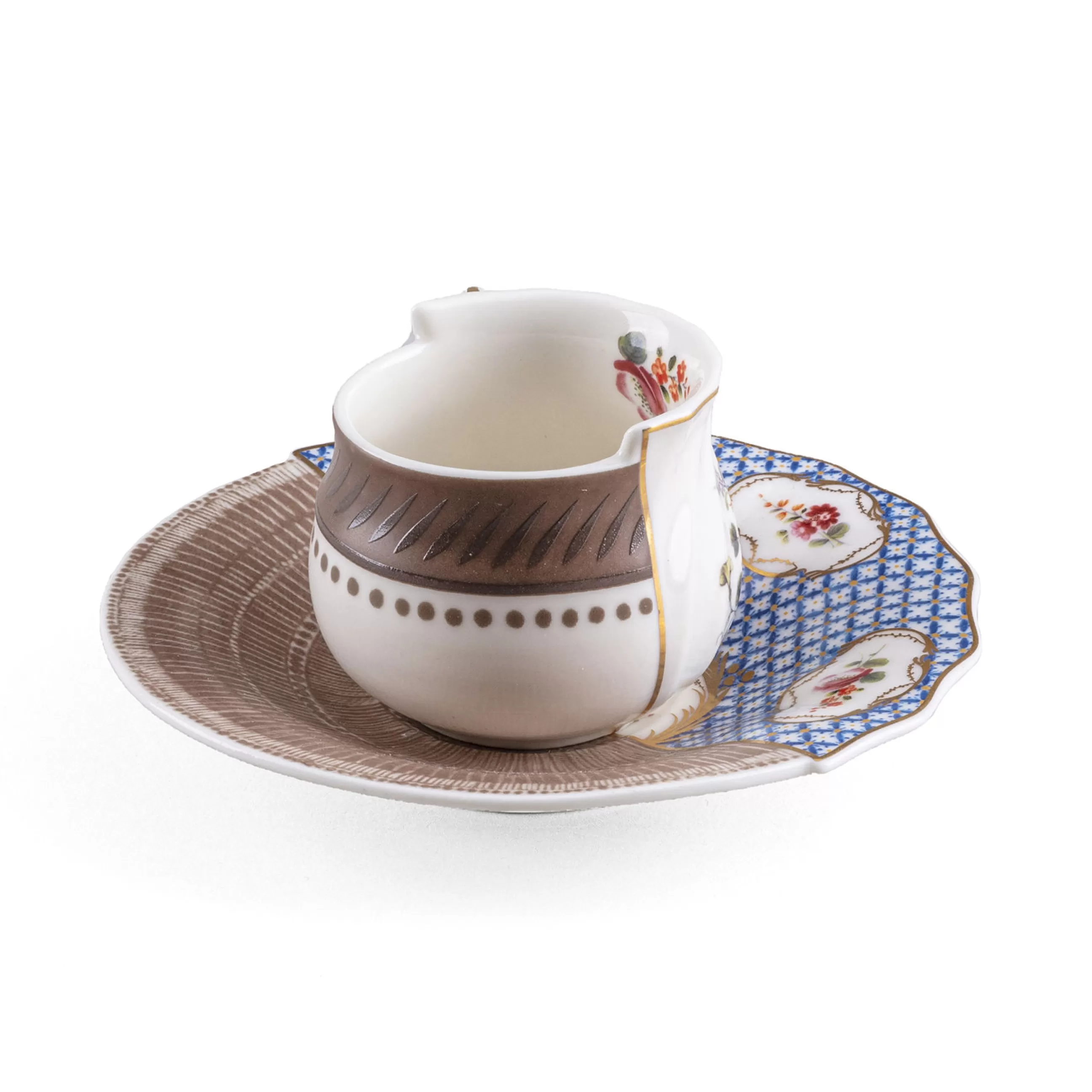 Tasses Et Mugs>Seletti Tasse A Cafe Hybrid Ceramique / Set Tasse A Cafe + Soucoupe - Multicolore