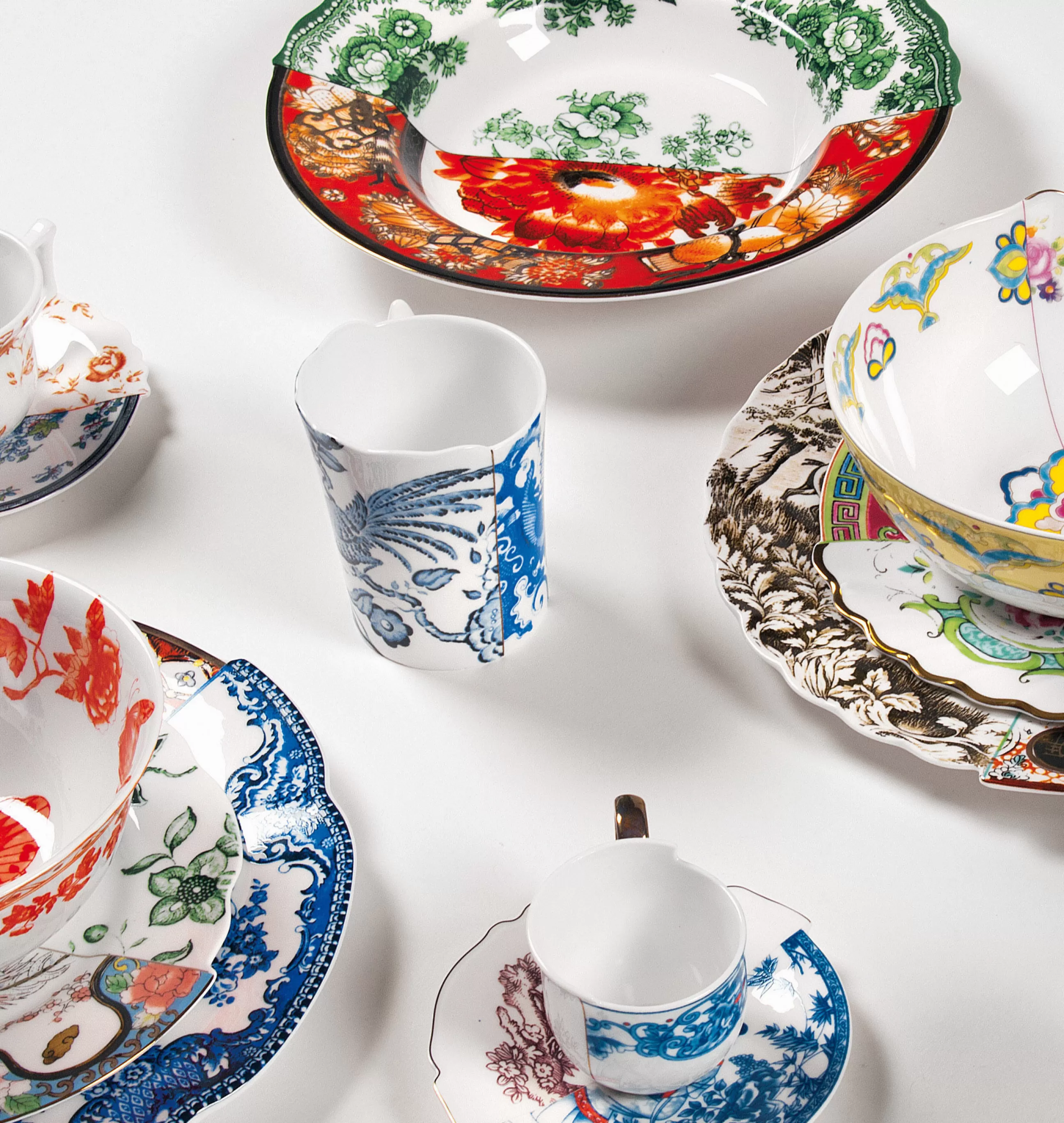 Tasses Et Mugs>Seletti Tasse A Cafe Hybrid Ceramique Set Tasse A Cafe + Soucoupe - Multicolore