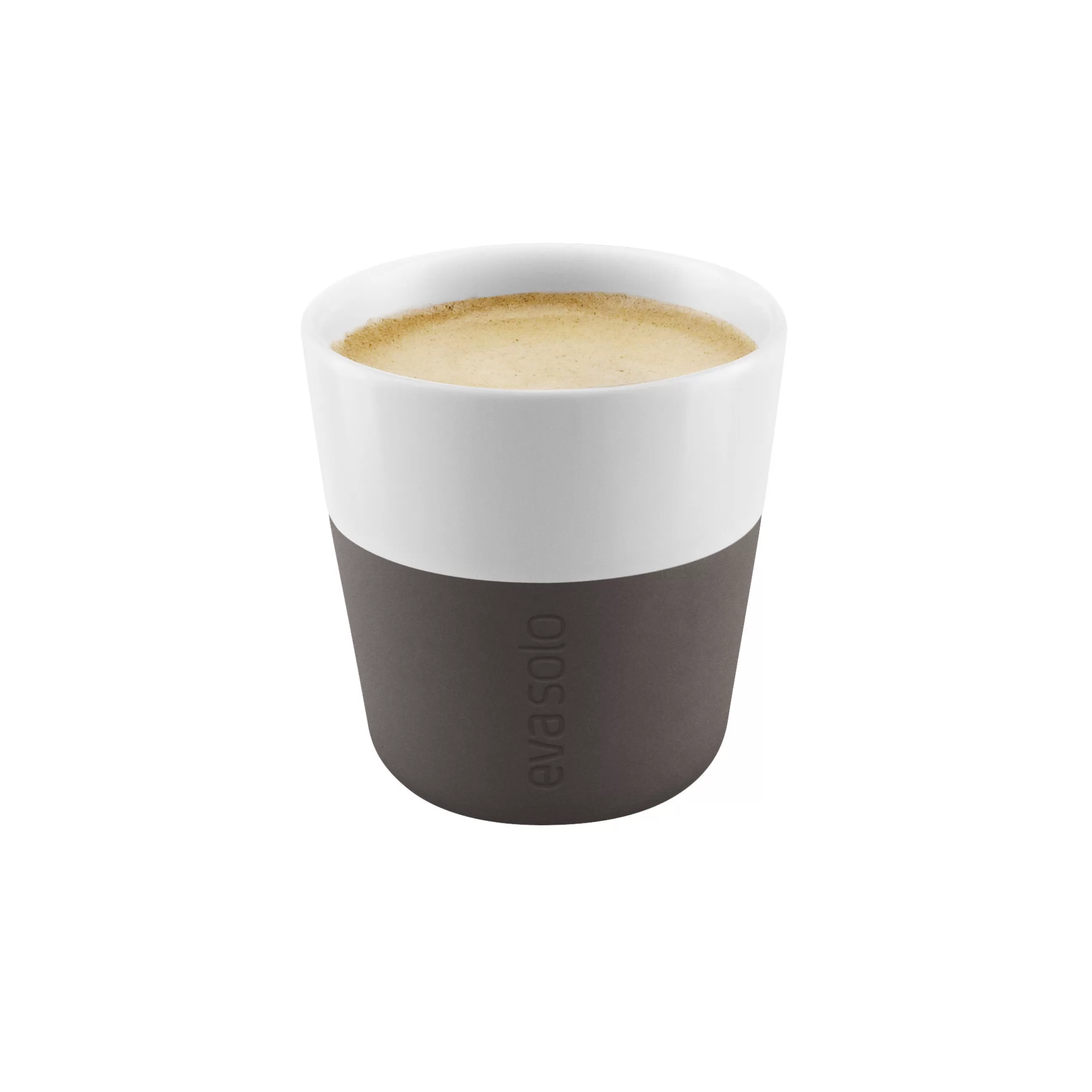 Tasses Et Mugs>Eva Solo Tasse A Espresso  Ceramique Marron / Set De 2 - 80 Ml - Chocolat