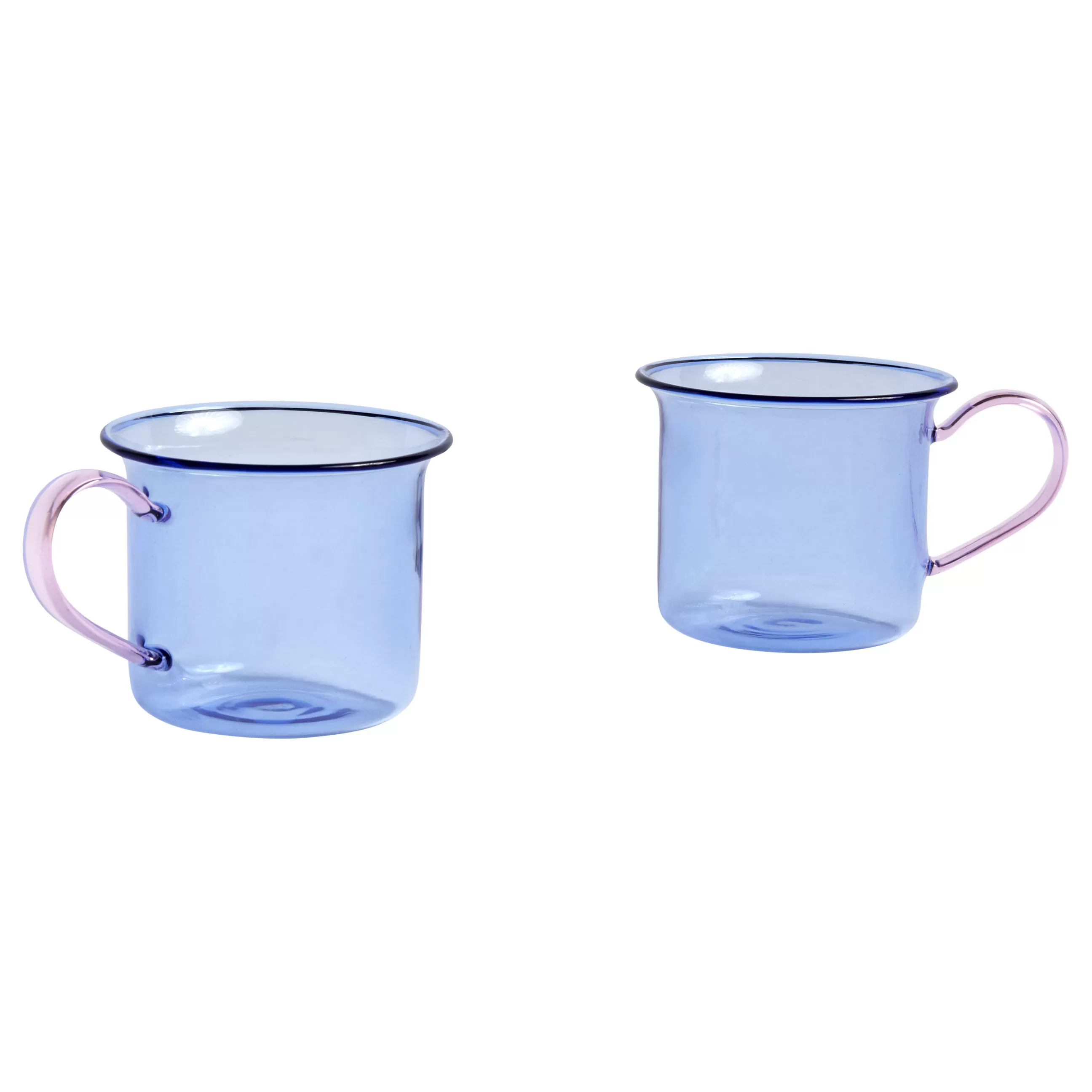 Tasses Et Mugs>Hay Tasse  Verre/ Set De 2 - Verre Borosilicate - Bleu - Rose