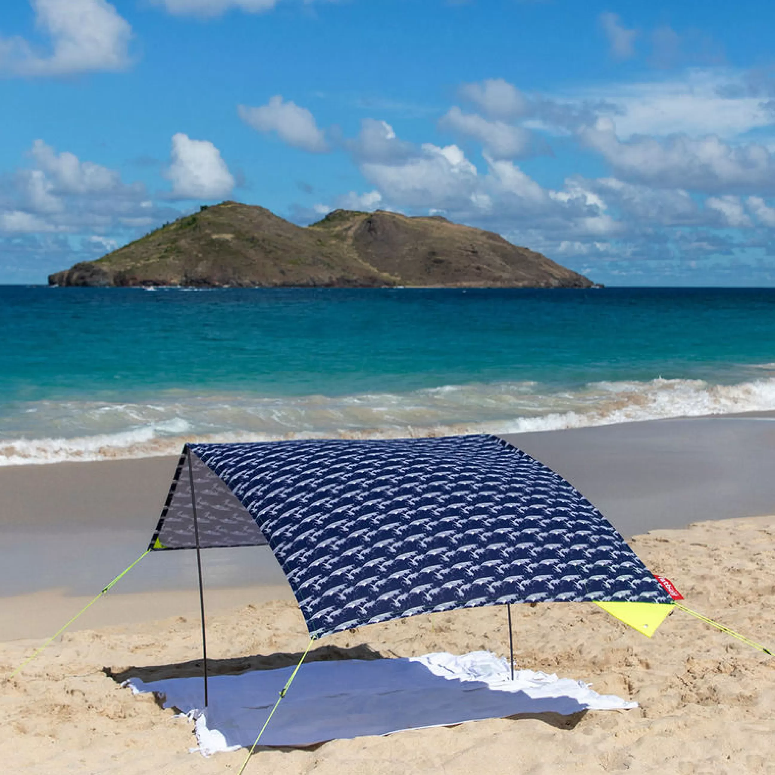 Déco Et Accessoires De Jardin>Fatboy Tente De Plage Miasun Tissu / Pliable & Nomade - 150 X 220 Cm - Bleu