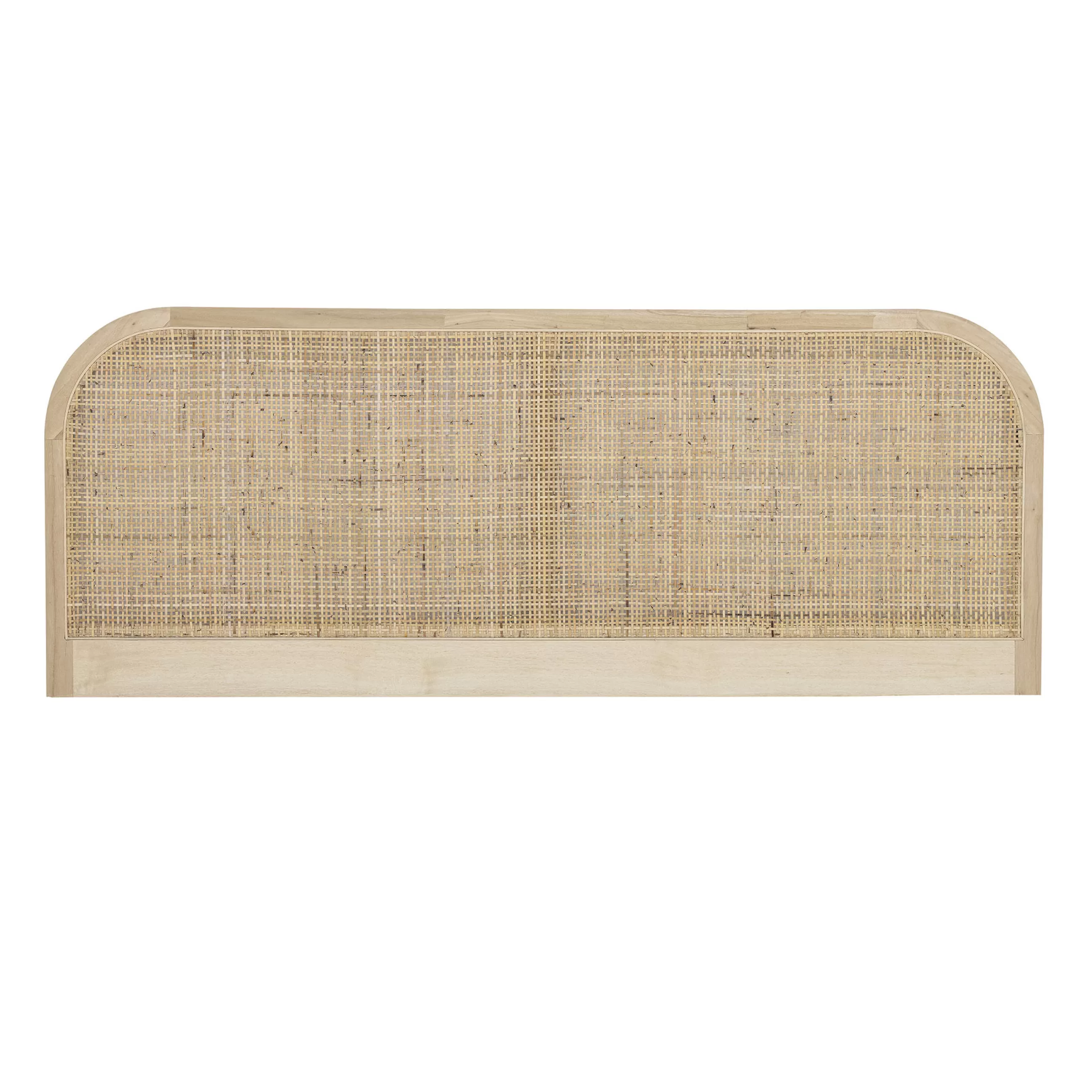Lits>Bloomingville Tete De Lit Raley Bois/ Cannage Rotin - L 180 X H 70 Cm - Naturel
