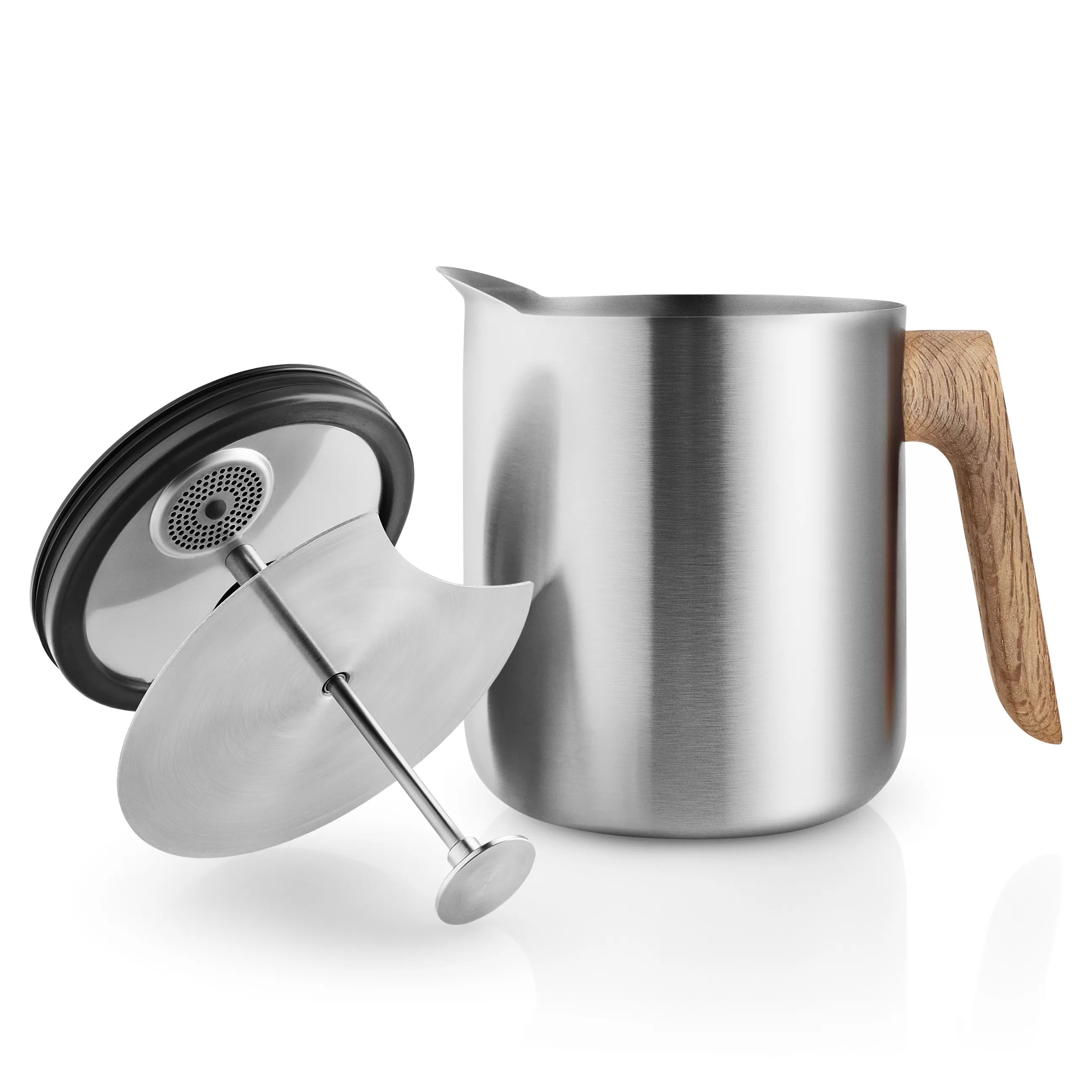 Cafetières>Eva Solo Theiere A Piston Nordic Kitchen Metal / Cafetiere - 1 L - Chene - Inox