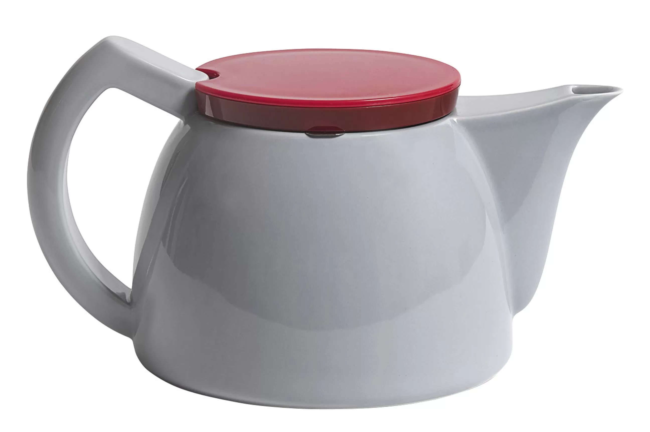 Theieres Et Bouilloires>Hay Theiere  Ceramique Rouge Gris / 1 L - Avec Filtre A The - Gris - Rouge