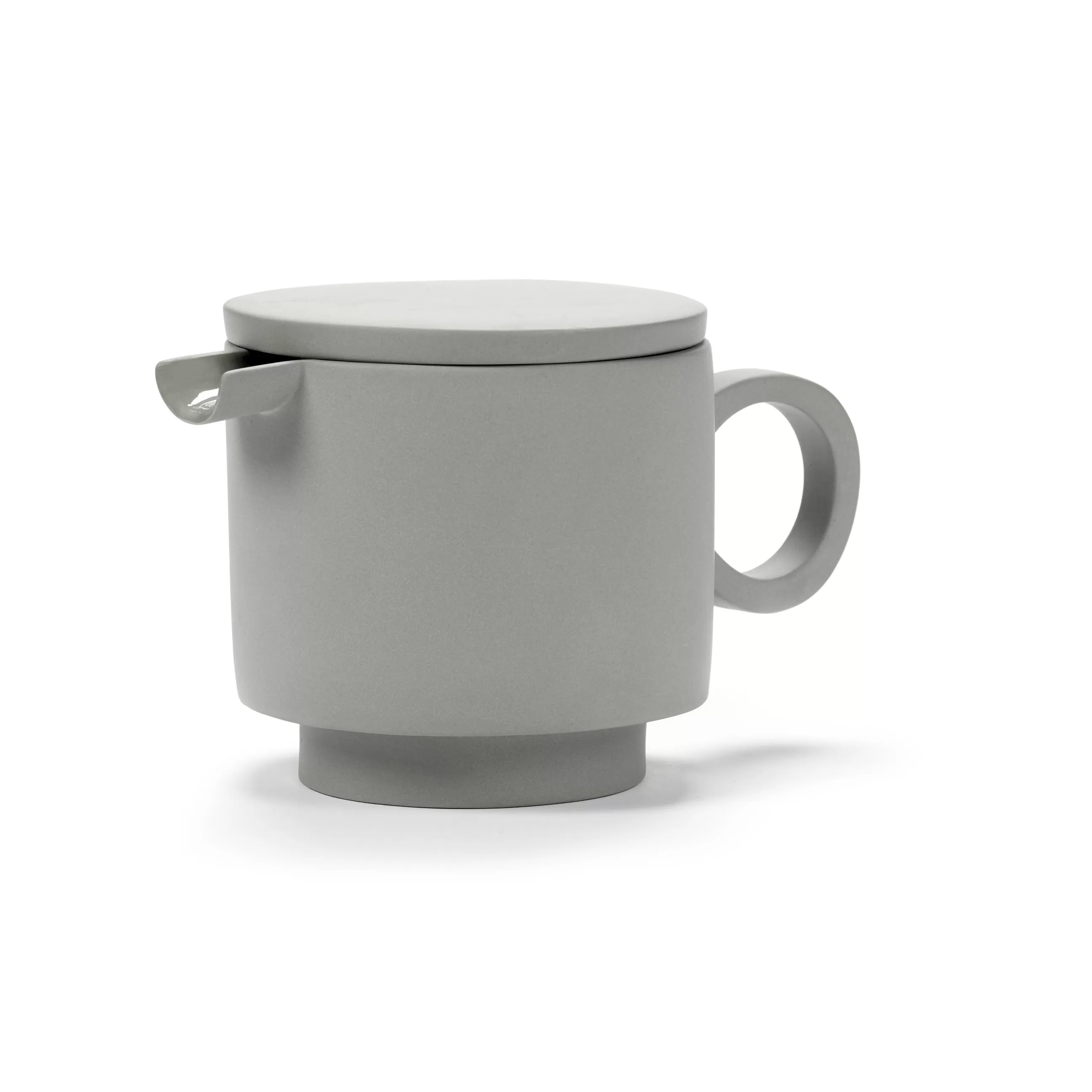 Theieres Et Bouilloires>valerie objects Theiere Inner Circle Ceramique Gris / 95 Cl - Gres - Gris Clair