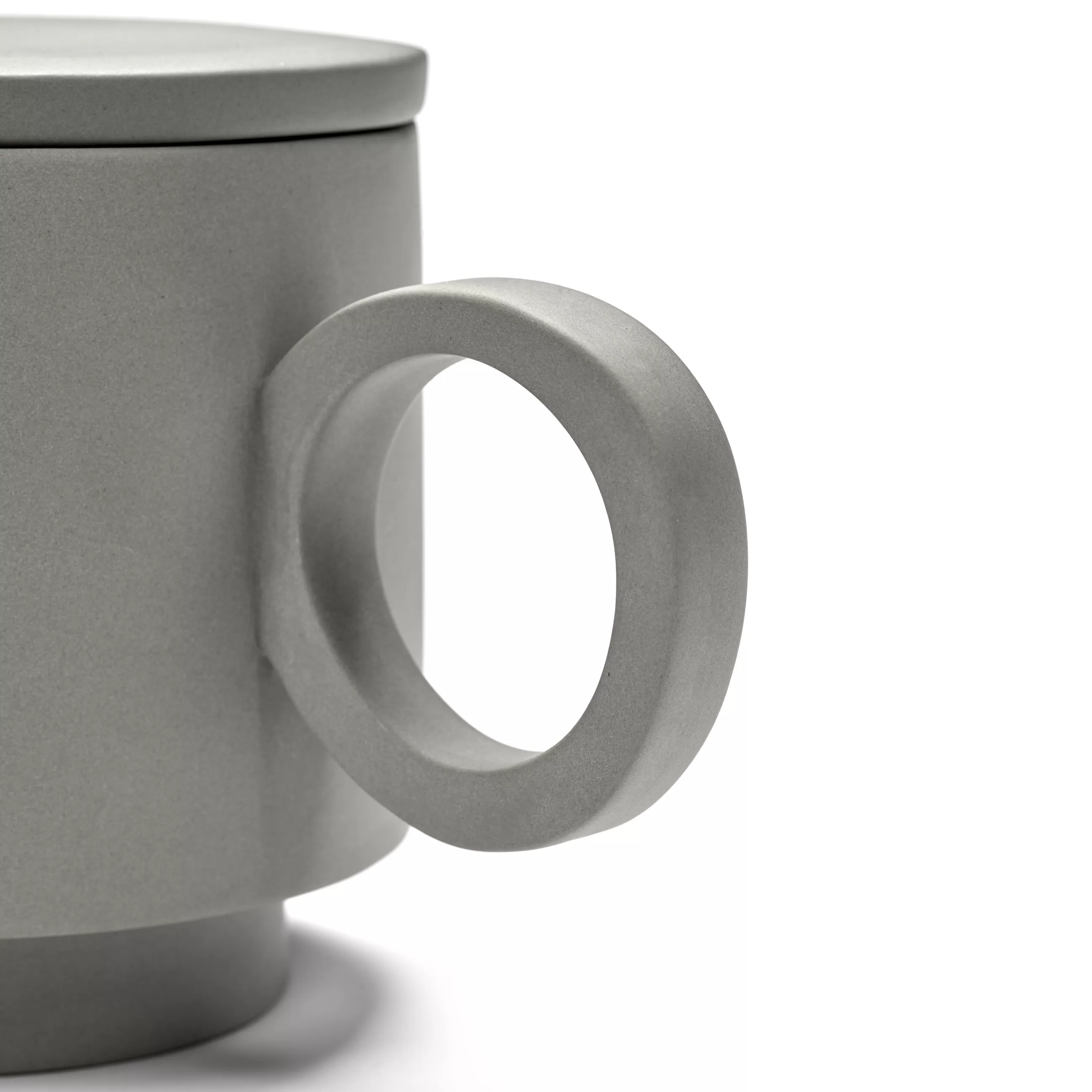 Theieres Et Bouilloires>valerie objects Theiere Inner Circle Ceramique Gris / 95 Cl - Gres - Gris Clair