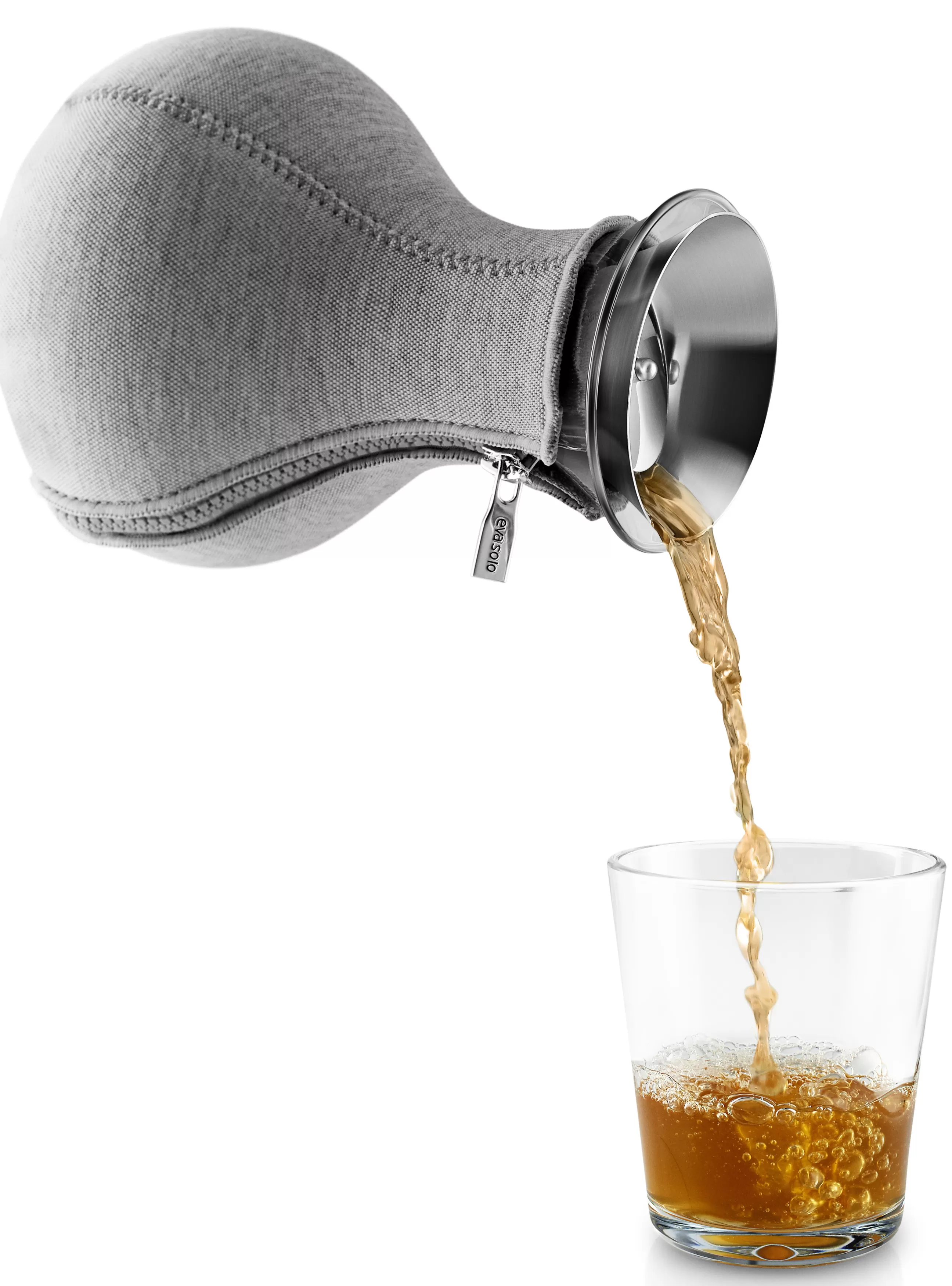 Theieres Et Bouilloires>Eva Solo Theiere  Metal Verre Gris 1 L / Fourreau Tissu Technique - Gris Fonce
