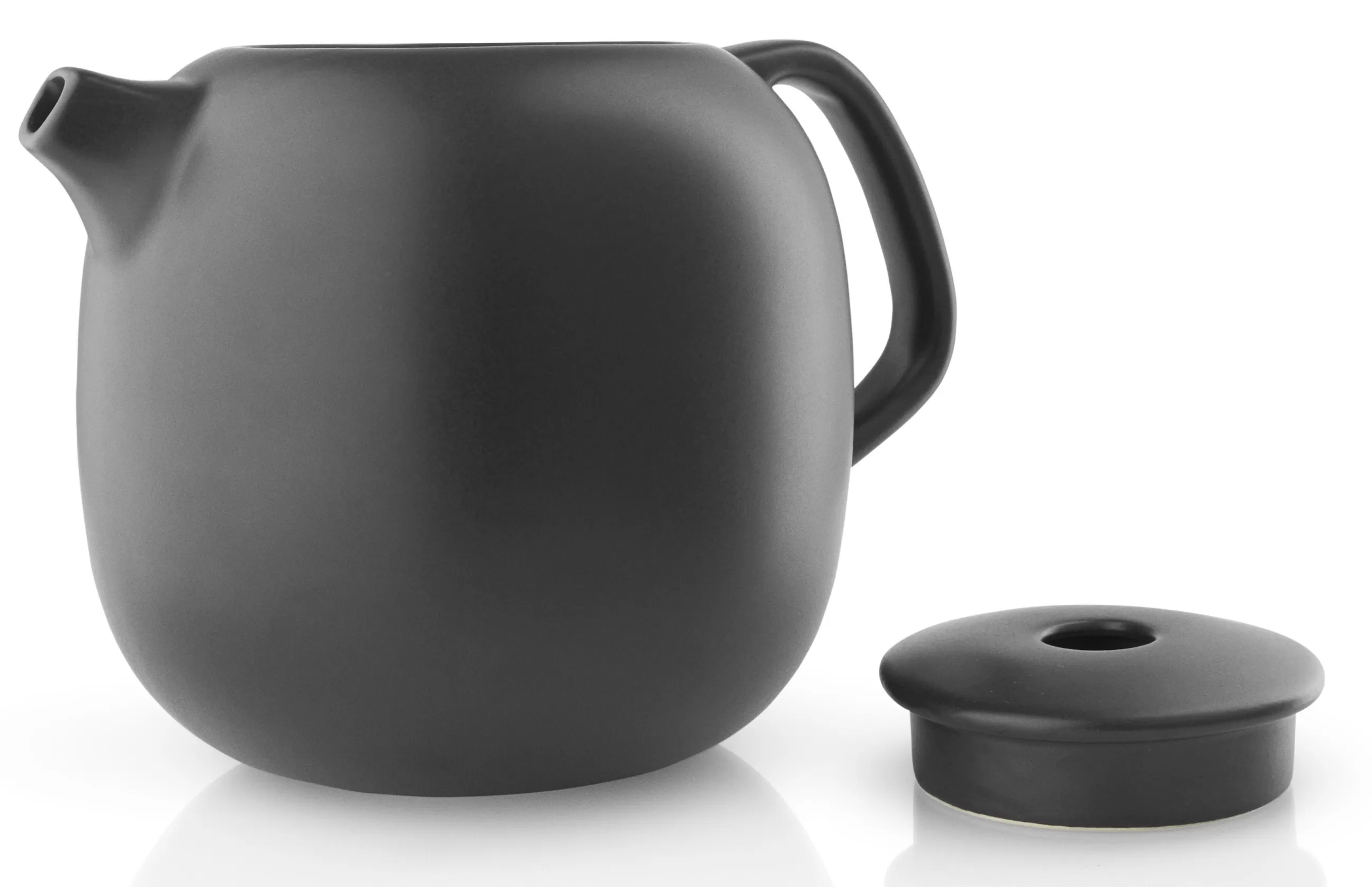 Theieres Et Bouilloires>Eva Solo Theiere Nordic Kitchen Ceramique Noir / 1 L - Gres - Noir Mat