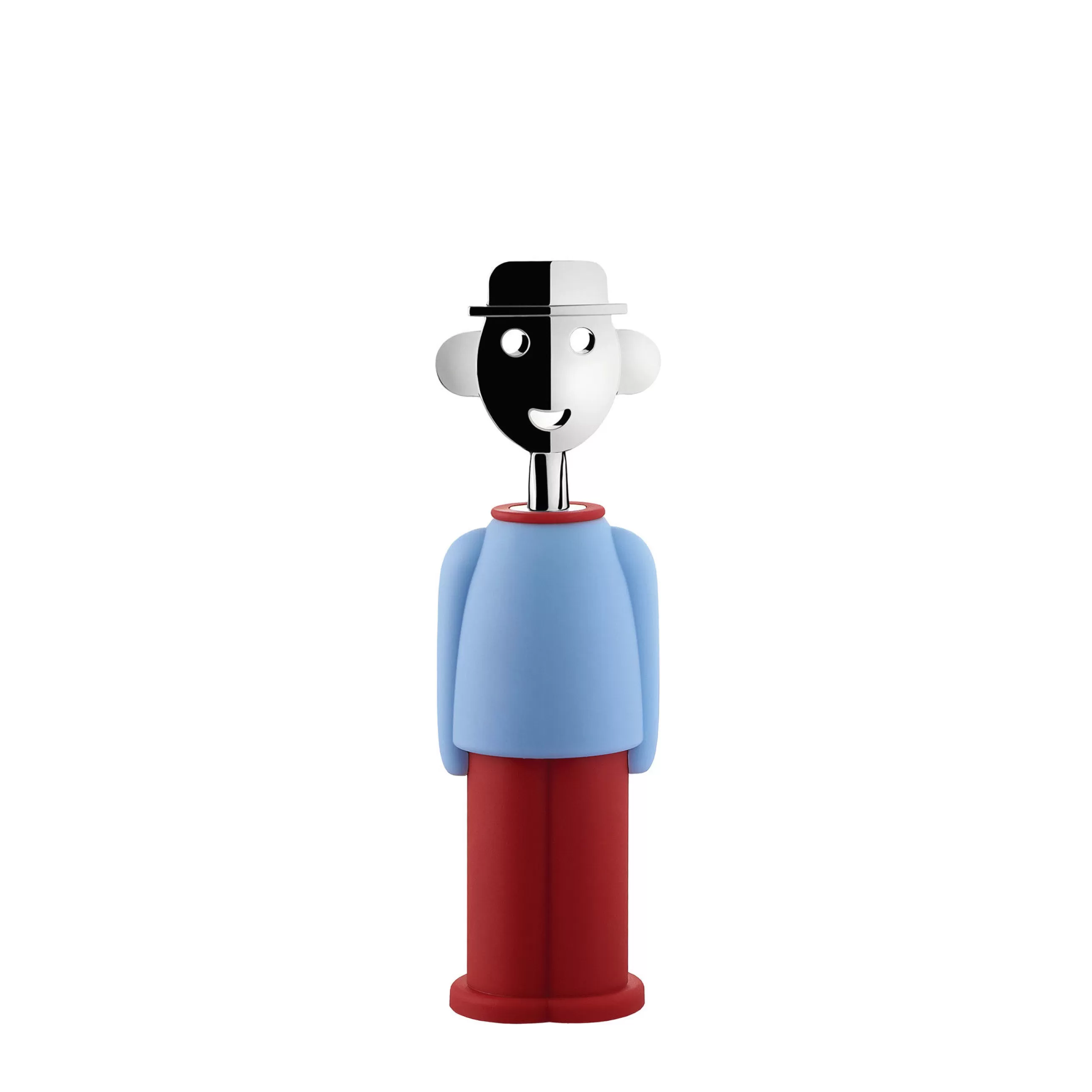 Autour Du Vin>Alessi Tire-Bouchon Alessandro M. Plastique Bleu Rouge / Colour Tales - Bleu - Chrome - Rouge