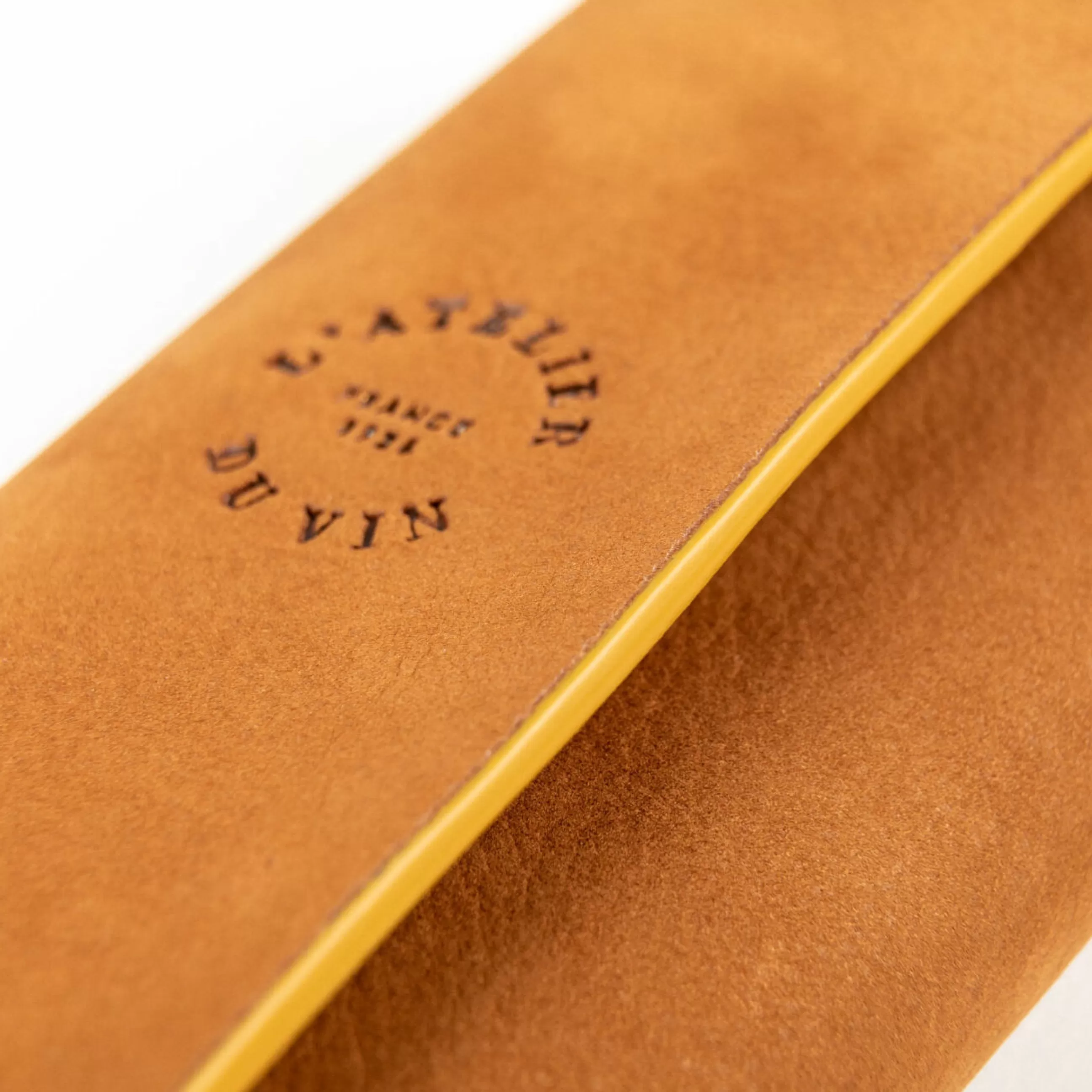 Autour Du Vin>L'Atelier du Vin Tire-Bouchon Soft Machine Nomad Metal Cuir Jaune / Avec Etui En Cuir - Edition Limitee - Ambre - Fauve - Jaune
