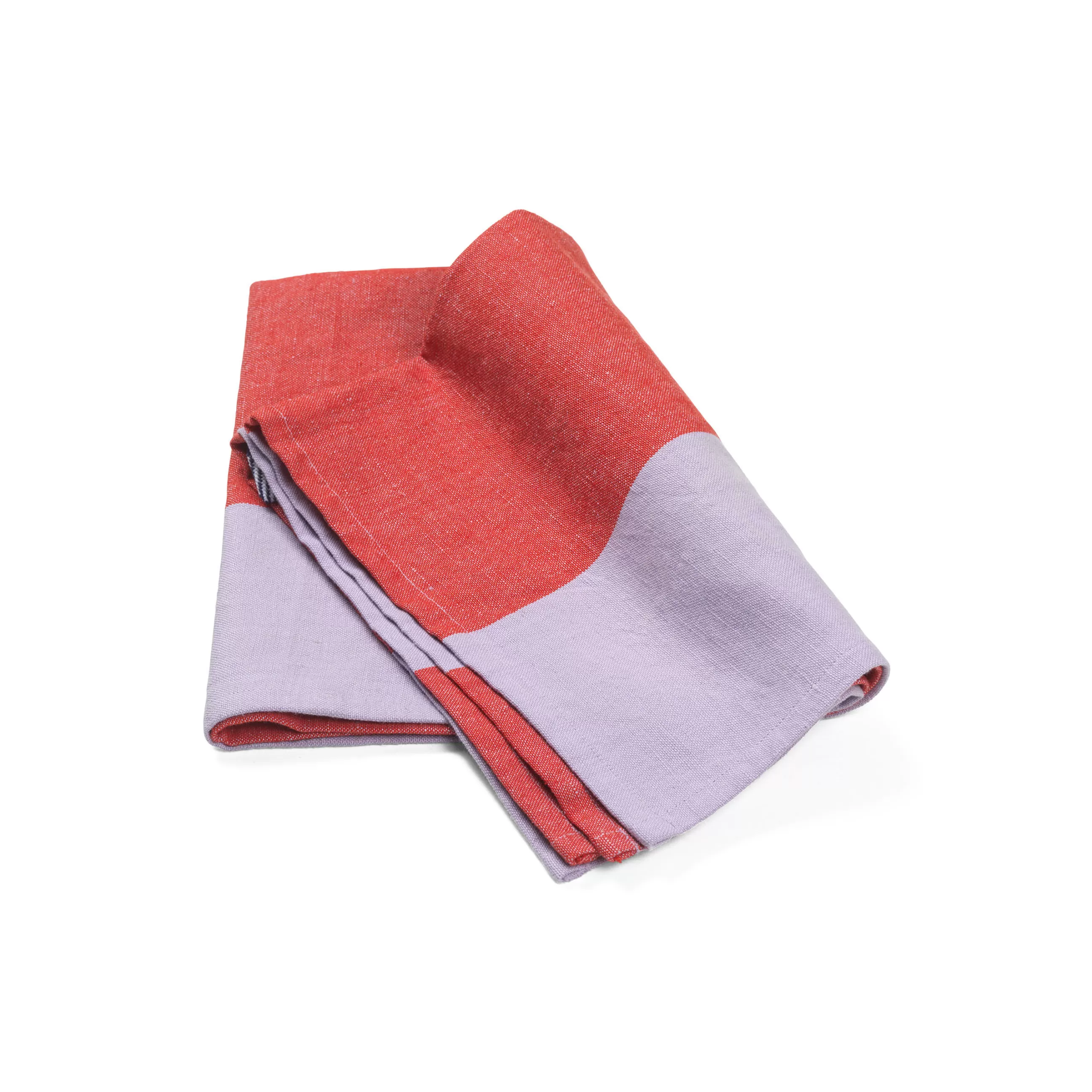 Terrasses Et Balcons>Ferm Living Torchon Hale Tissu Rouge / 50 X 70 Cm - Lilas - Rouge