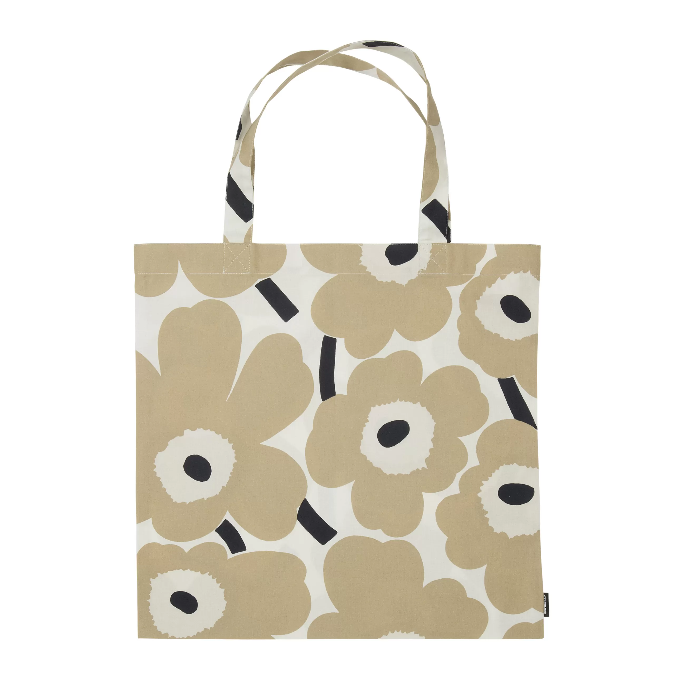 Sacs Trousses Porte Monnaie>Marimekko Tote Bag Pieni Unikko Tissu Beige / Coton - Beige - Blanc Casse - Bleu Fonce