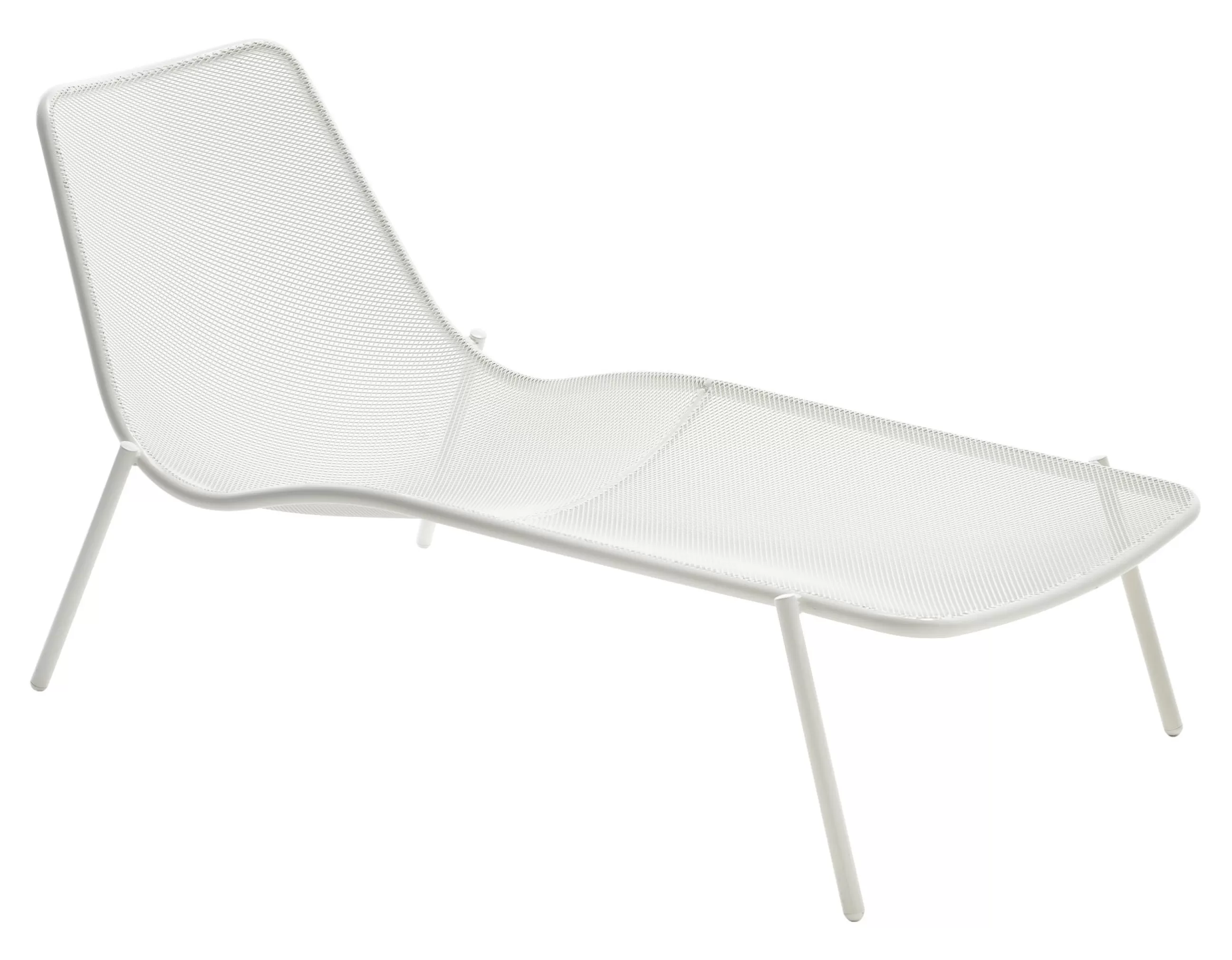 Bains De Soleil Chaises Longues Et Hamacs>Emu Transat Fixe Round Metalmetal- Blanc