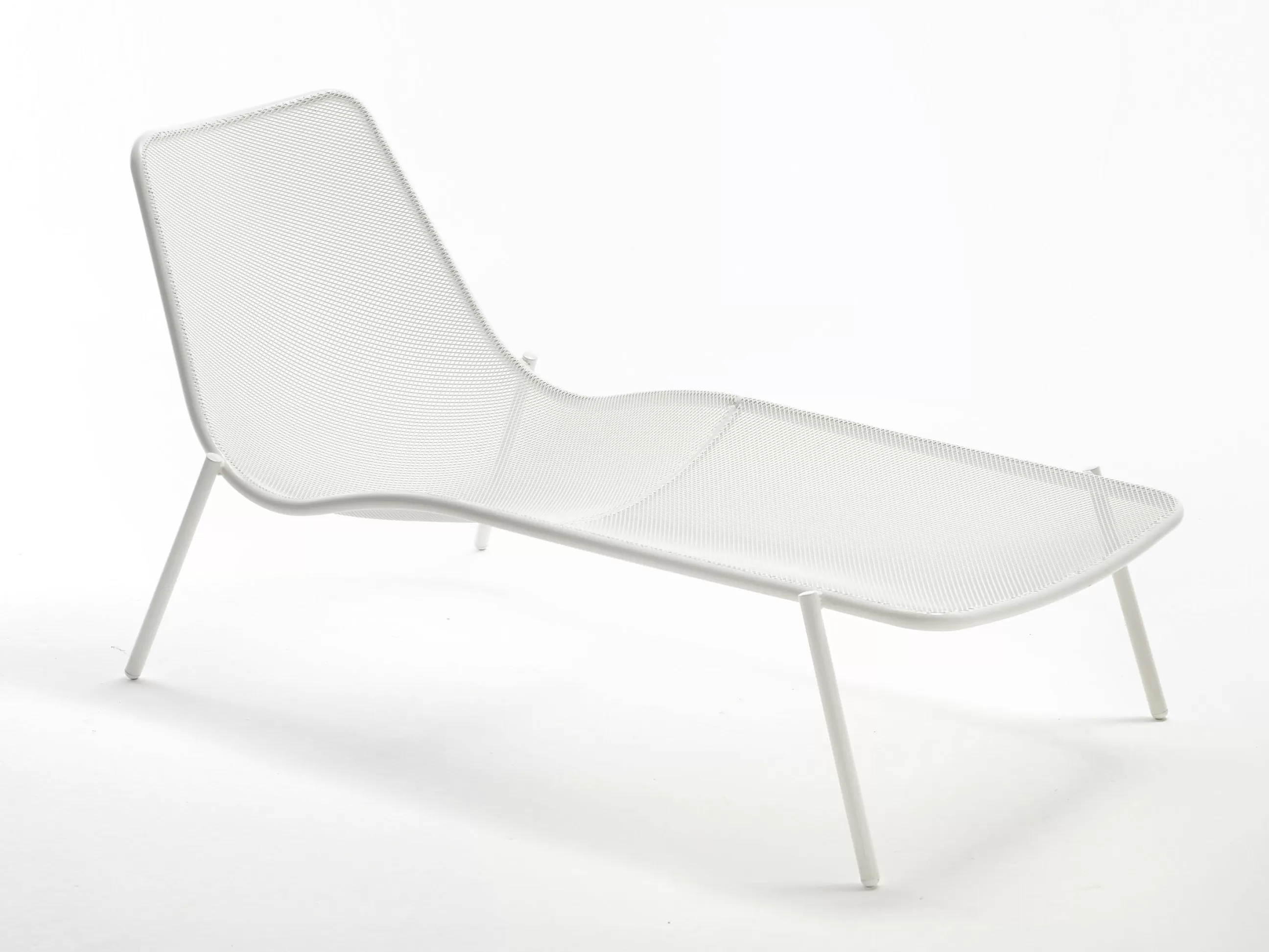 Bains De Soleil Chaises Longues Et Hamacs>Emu Transat Fixe Round Metalmetal- Blanc