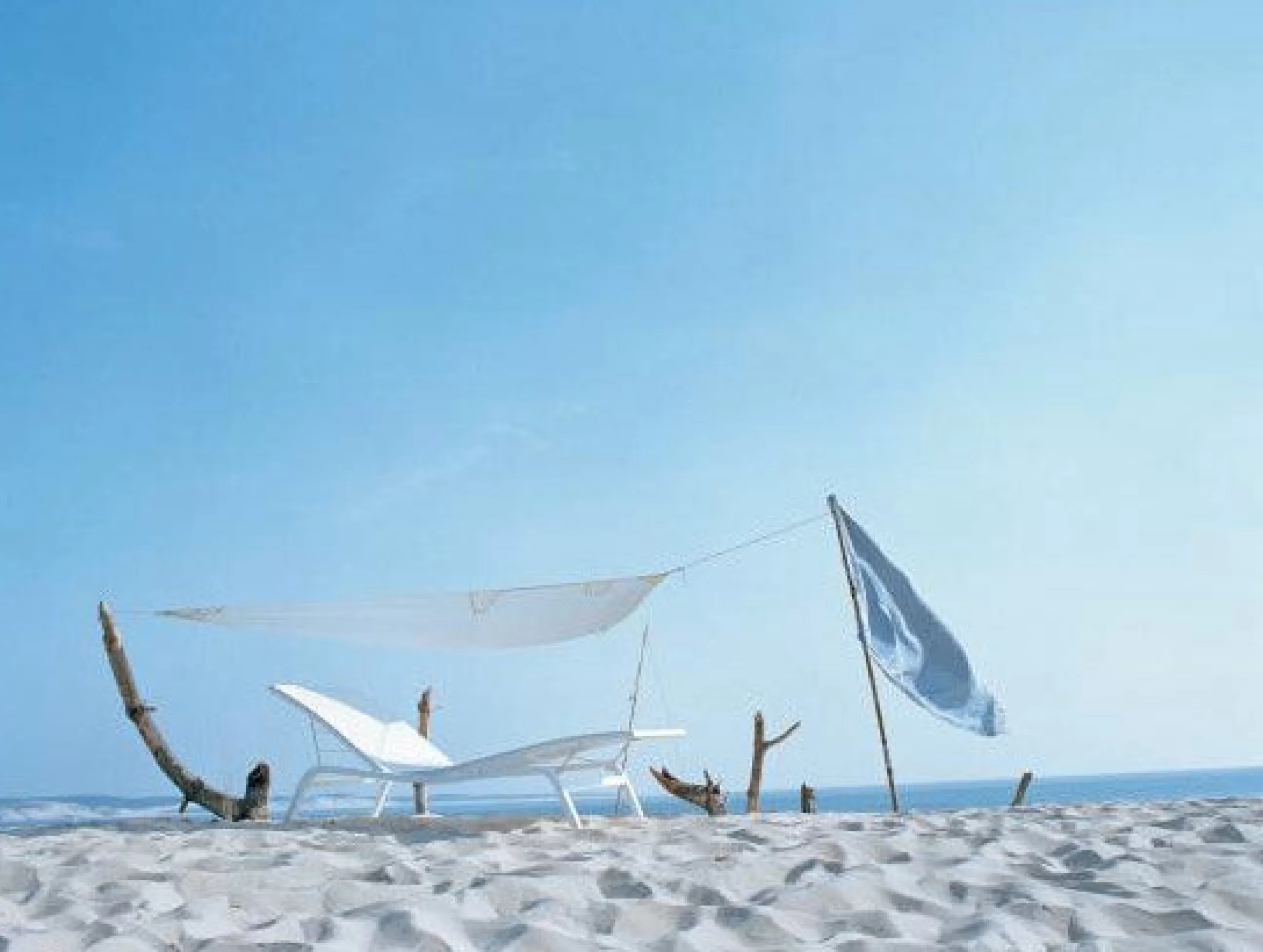 Bains De Soleil Chaises Longues Et Hamacs>Fermob Transat Inclinable Empilable Alize Metalmetal & Tissu/ Larg. 80 Cm - 5 Positions - Blanc