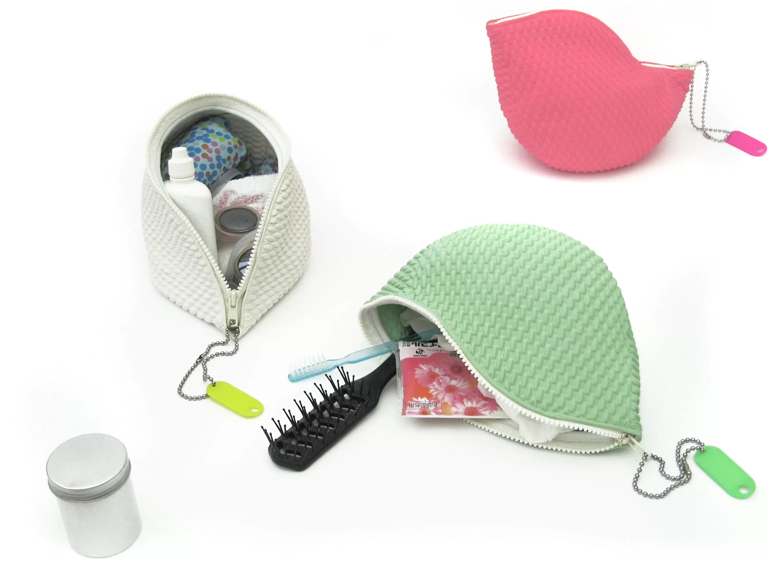 Sacs Trousses Porte Monnaie>Pop Corn Trousse De Toilette Goosebumps Plastique Rose - Rose Pale