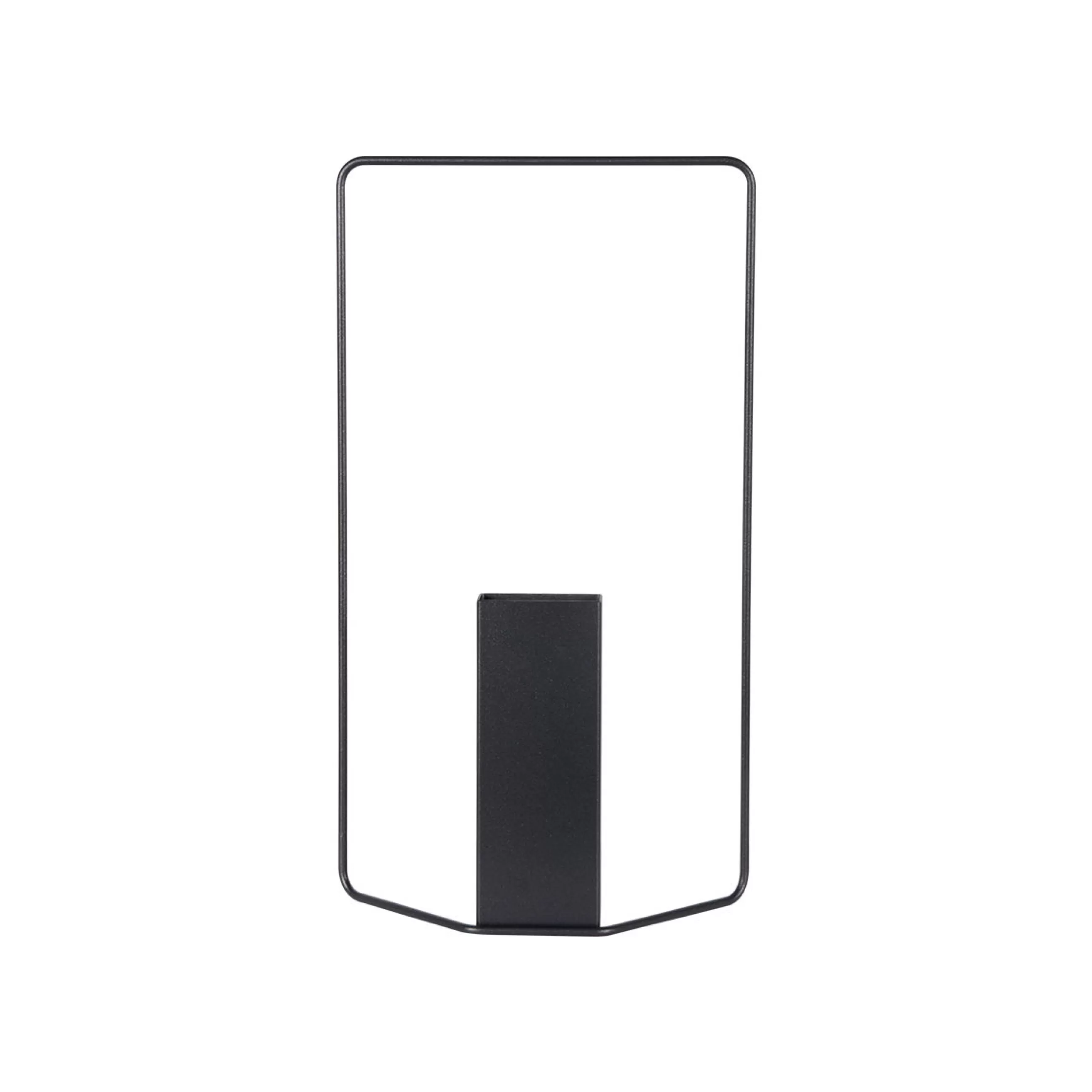 Déco Et Accessoires De Jardin>Fermob Vase Itac Metal Noir / Rectangulaire - L 34 X H 62 Cm - Carbone